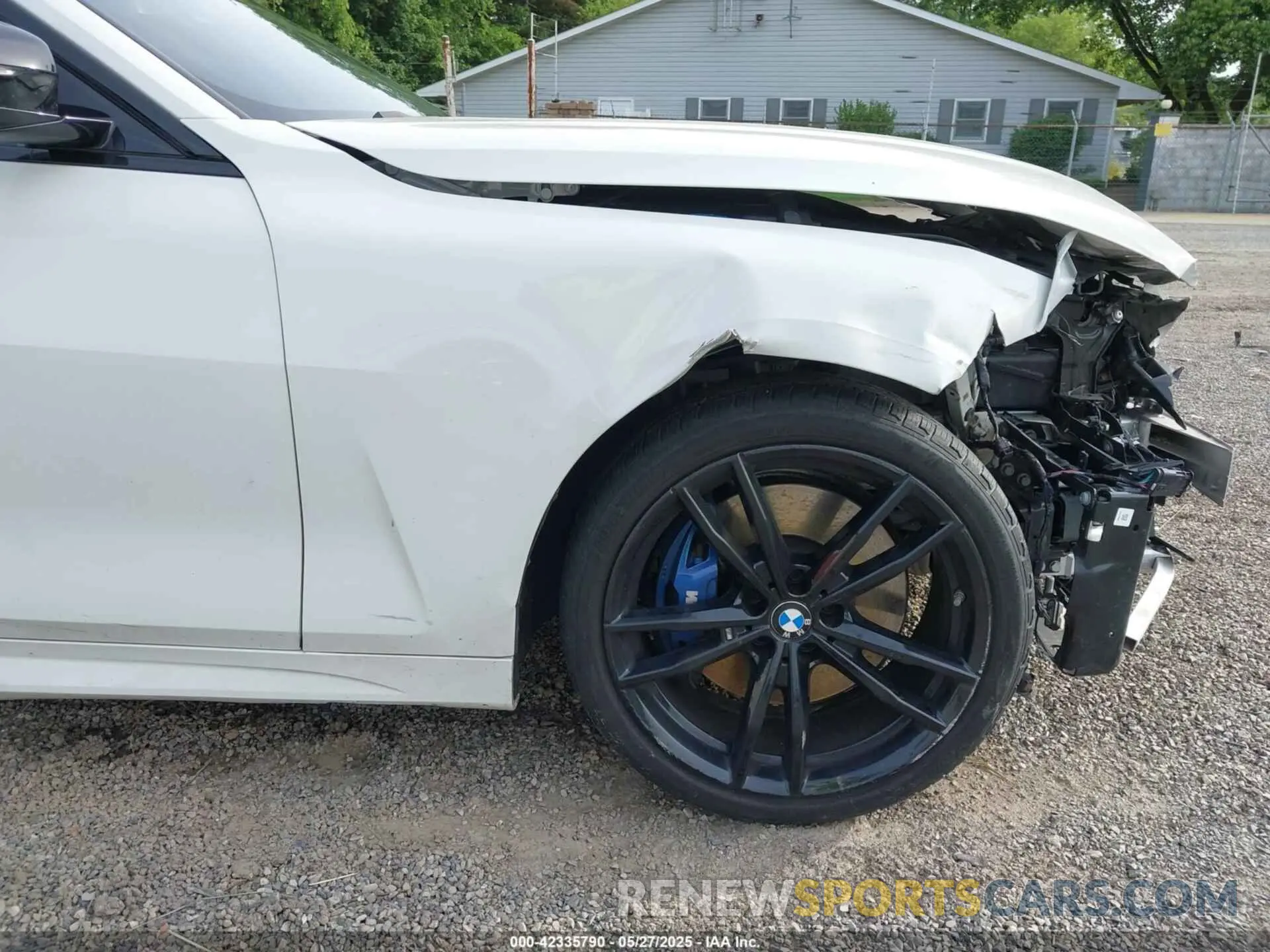 18 fotografías del automóvil dañado WBA73AP05MCG14970 BMW 430I 2021