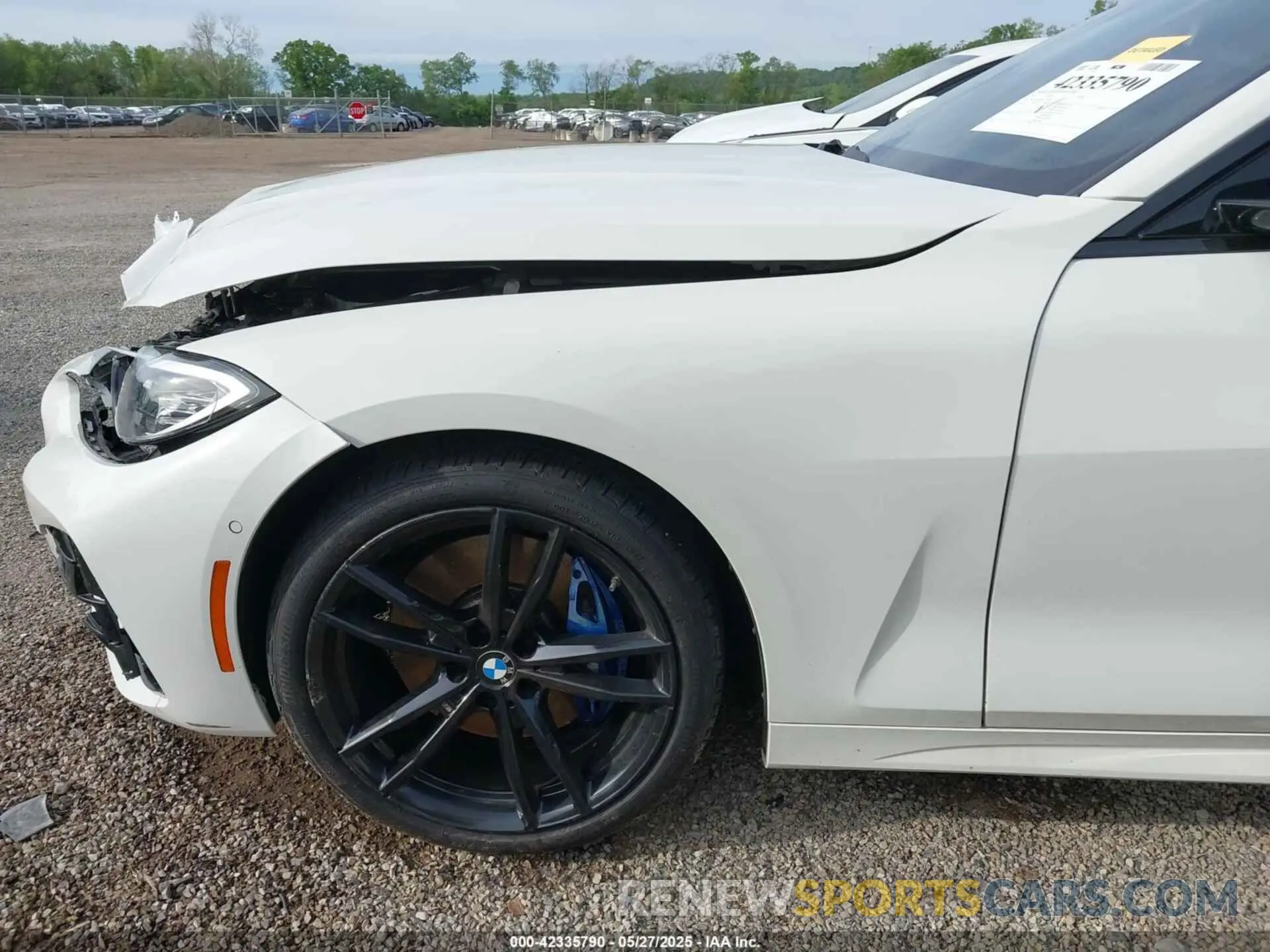 22 fotografías del automóvil dañado WBA73AP05MCG14970 BMW 430I 2021