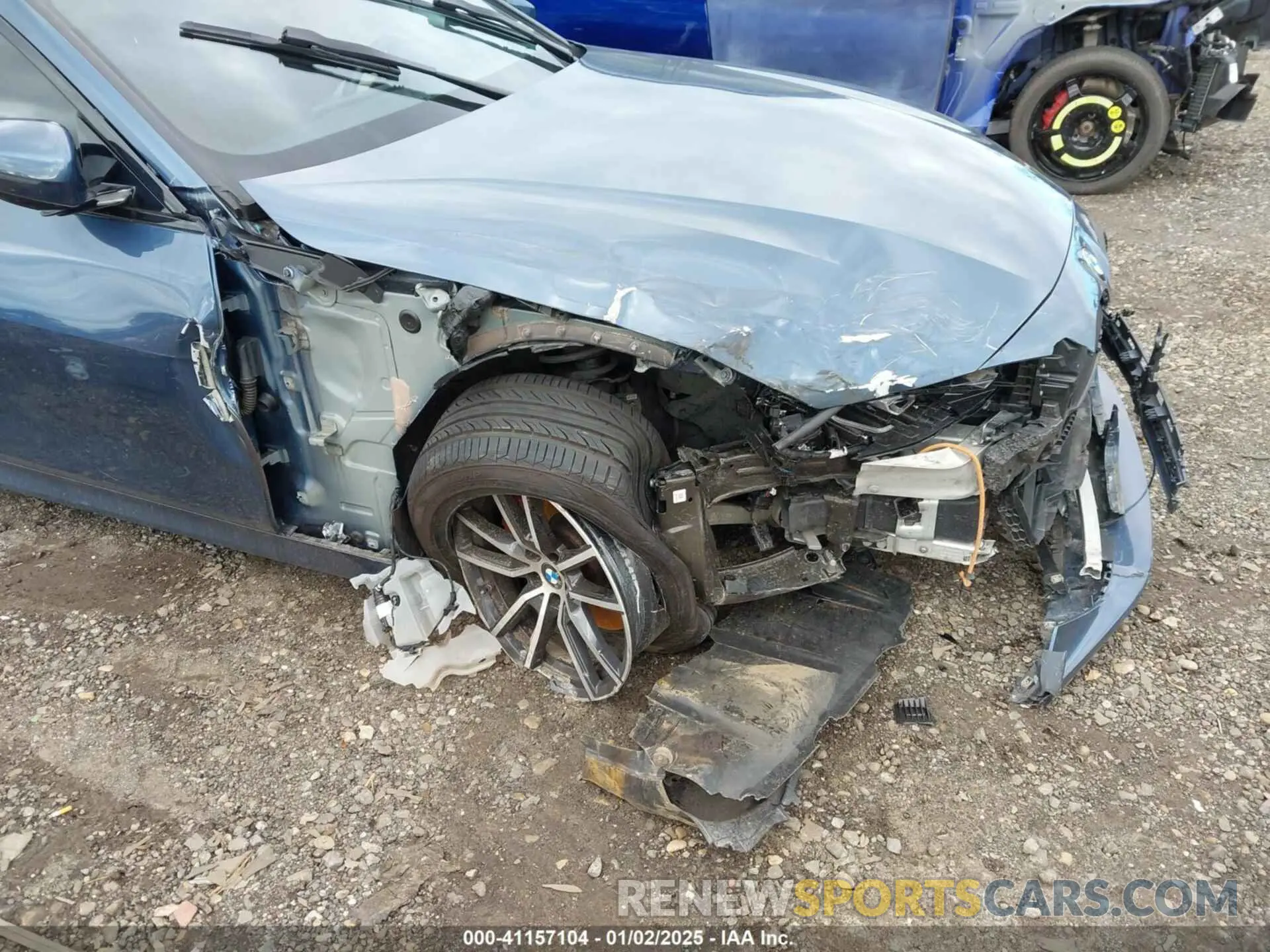 6 fotografías del automóvil dañado WBA73AP0XMCF35455 BMW 430I 2021