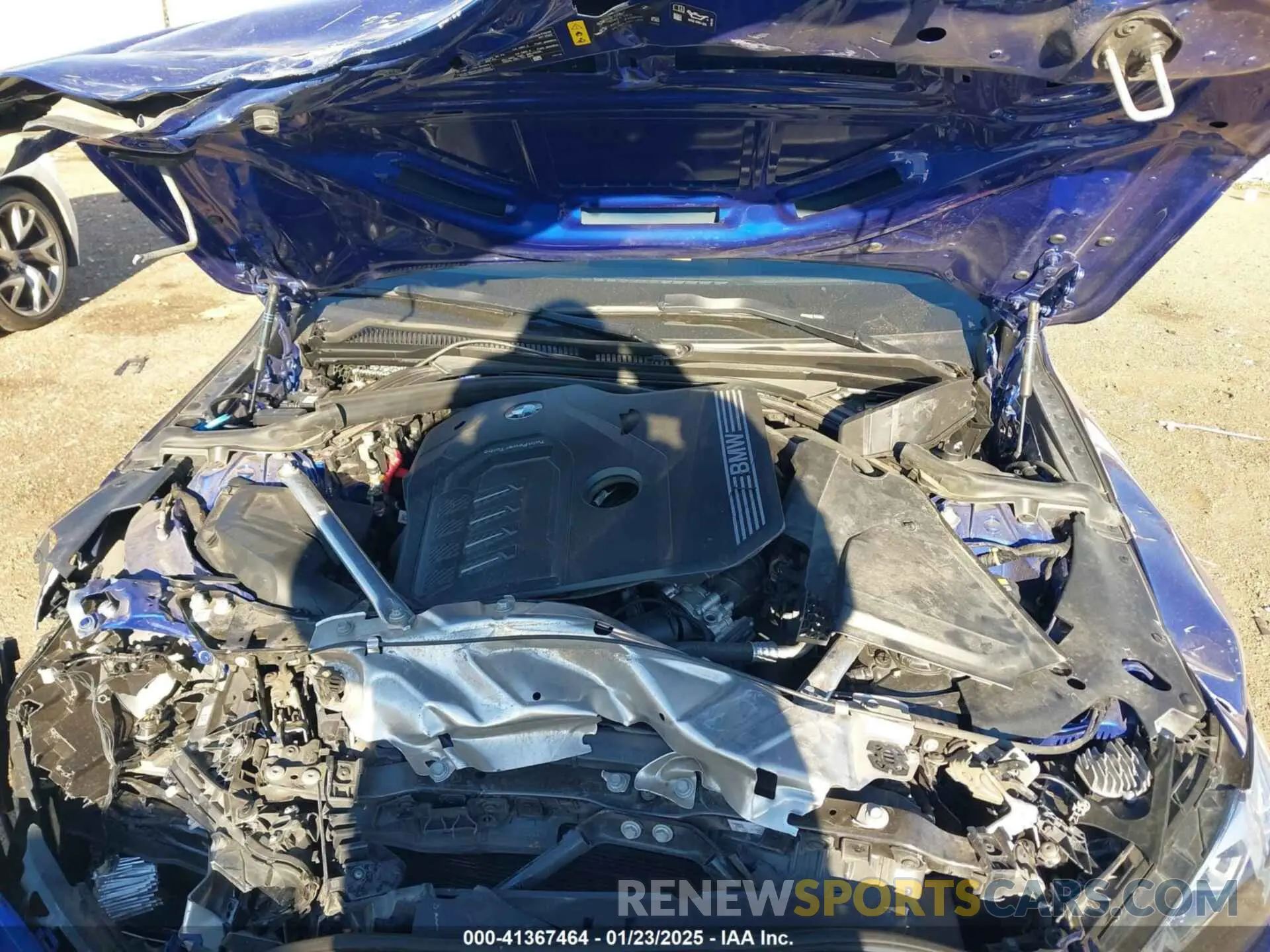 10 fotografías del automóvil dañado WBA23AT00NCH99396 BMW 430I 2022