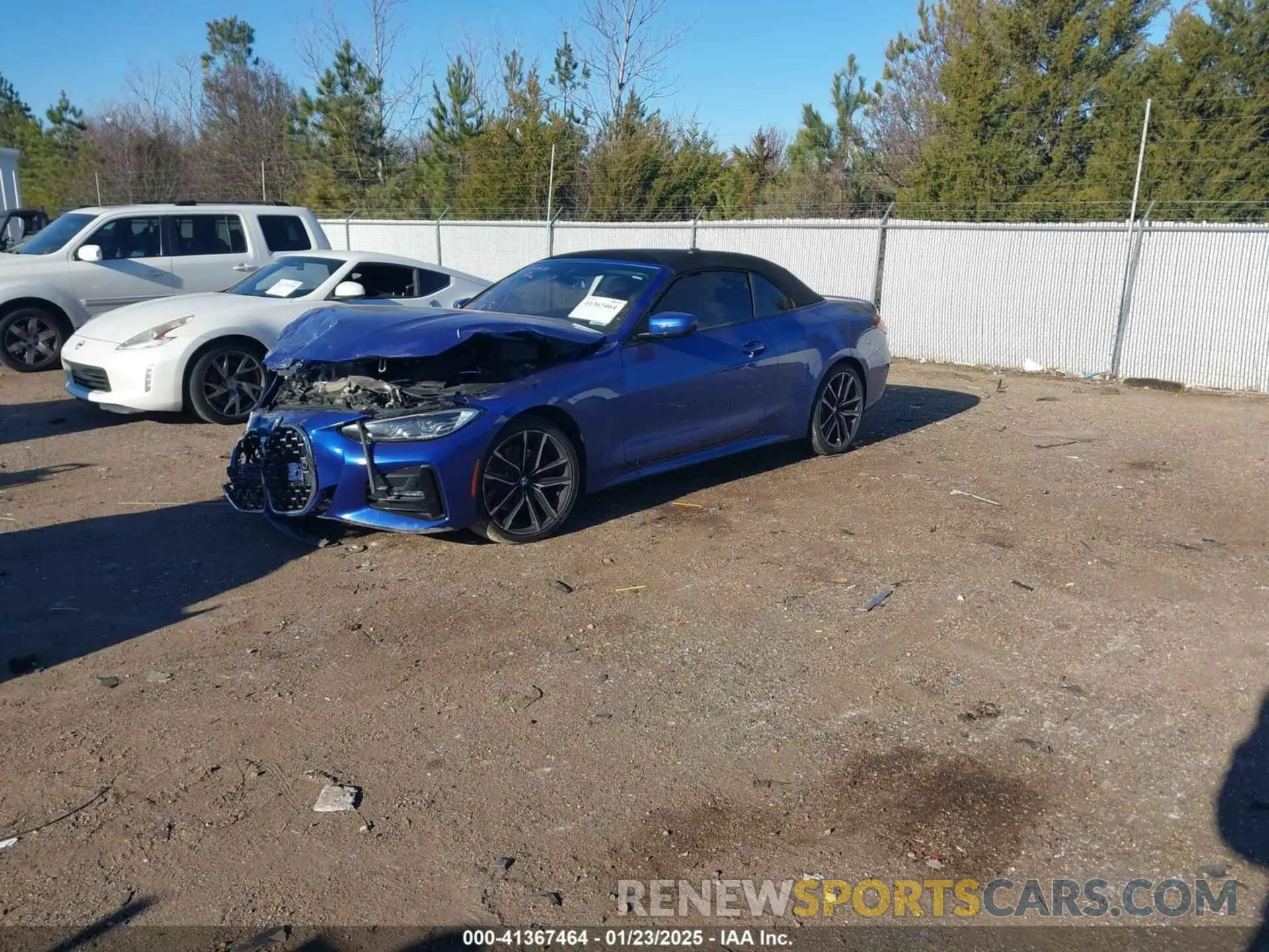 2 fotografías del automóvil dañado WBA23AT00NCH99396 BMW 430I 2022
