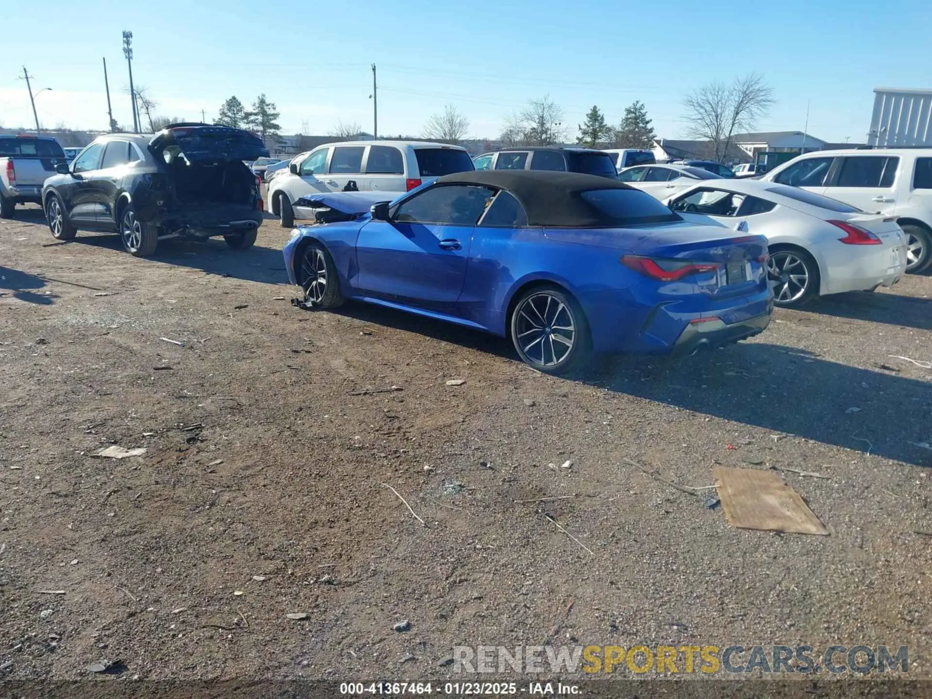 3 fotografías del automóvil dañado WBA23AT00NCH99396 BMW 430I 2022