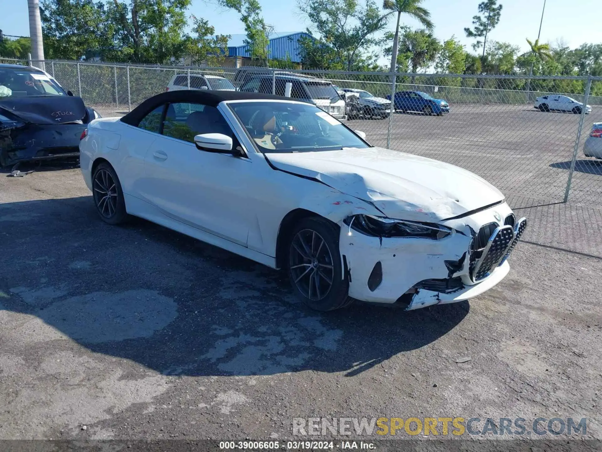 1 fotografías del automóvil dañado WBA23AT00NCK07220 BMW 430I 2022