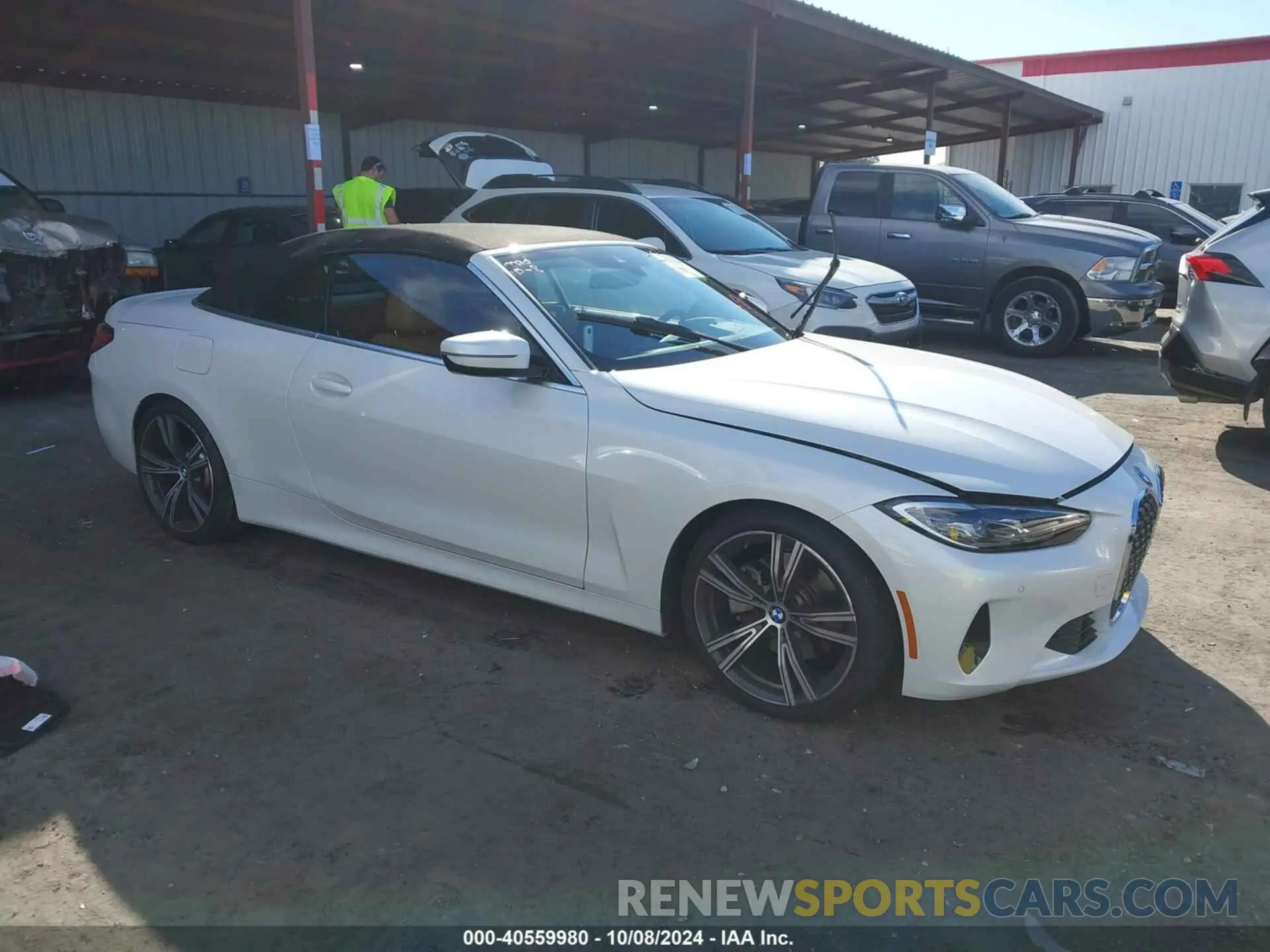 1 fotografías del automóvil dañado WBA23AT04NCK98153 BMW 430I 2022