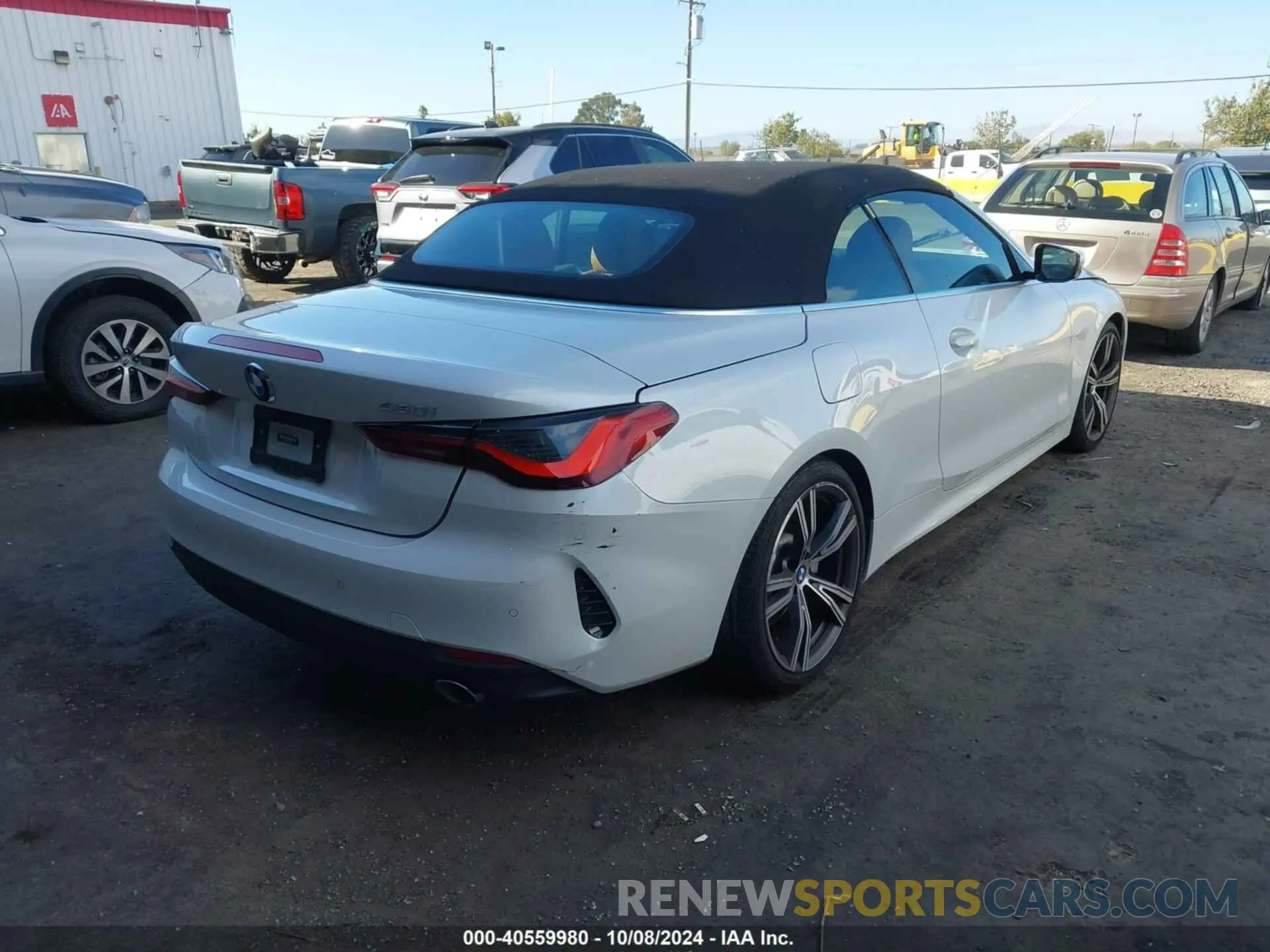 4 fotografías del automóvil dañado WBA23AT04NCK98153 BMW 430I 2022