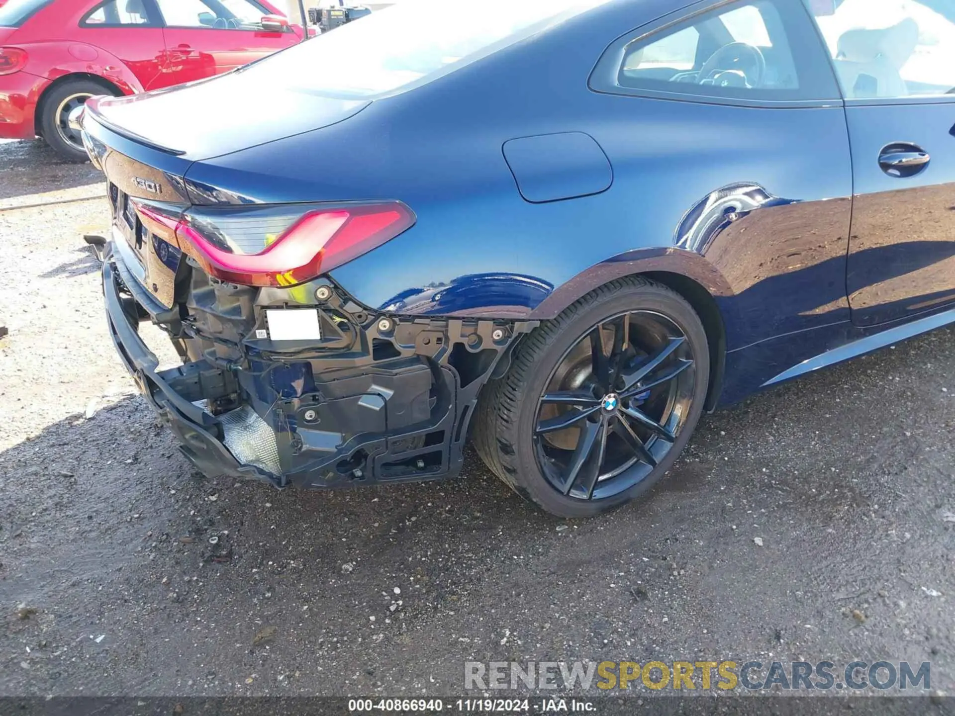 22 fotografías del automóvil dañado WBA53AP08NCK99152 BMW 430I 2022
