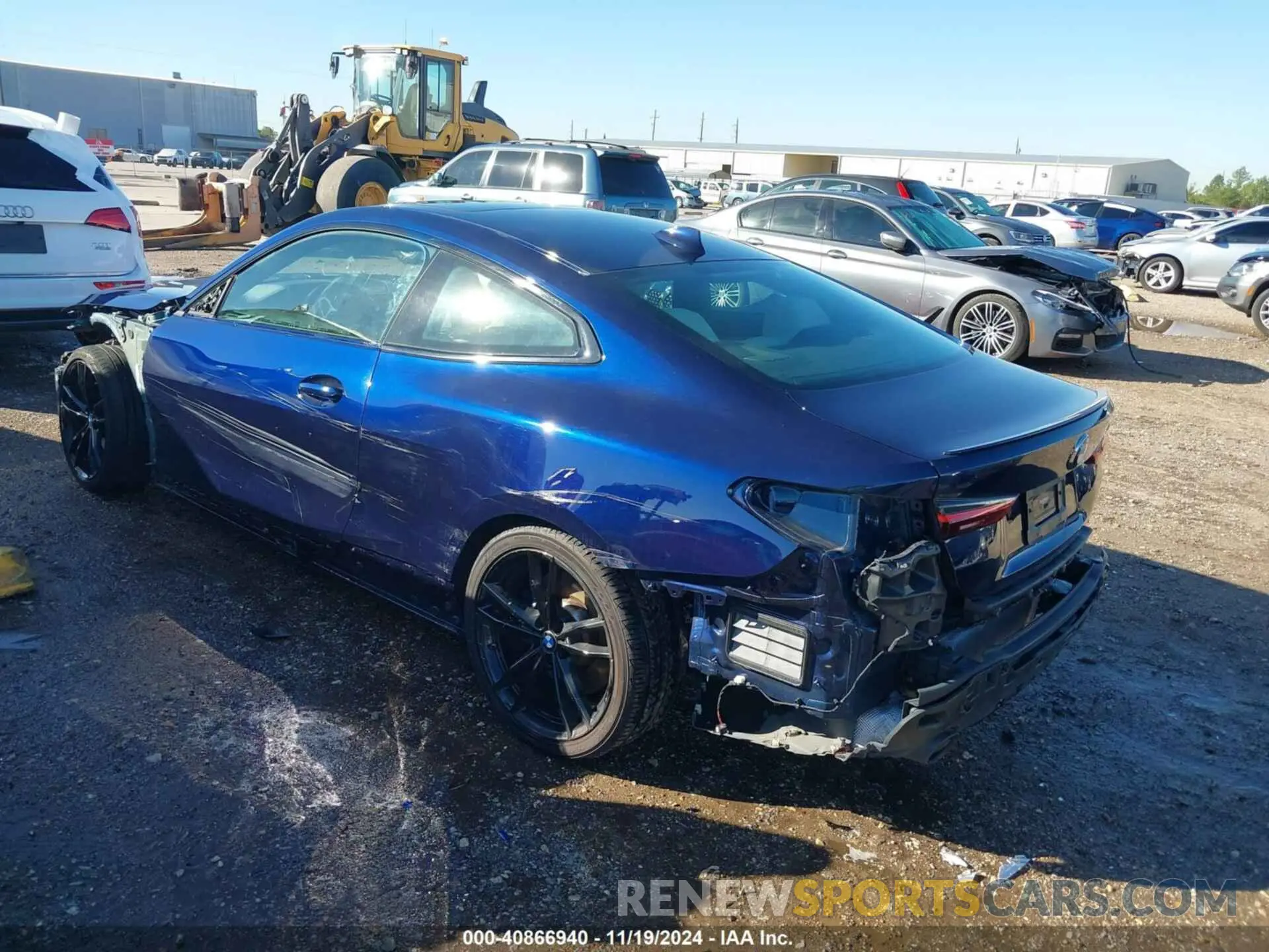 3 fotografías del automóvil dañado WBA53AP08NCK99152 BMW 430I 2022