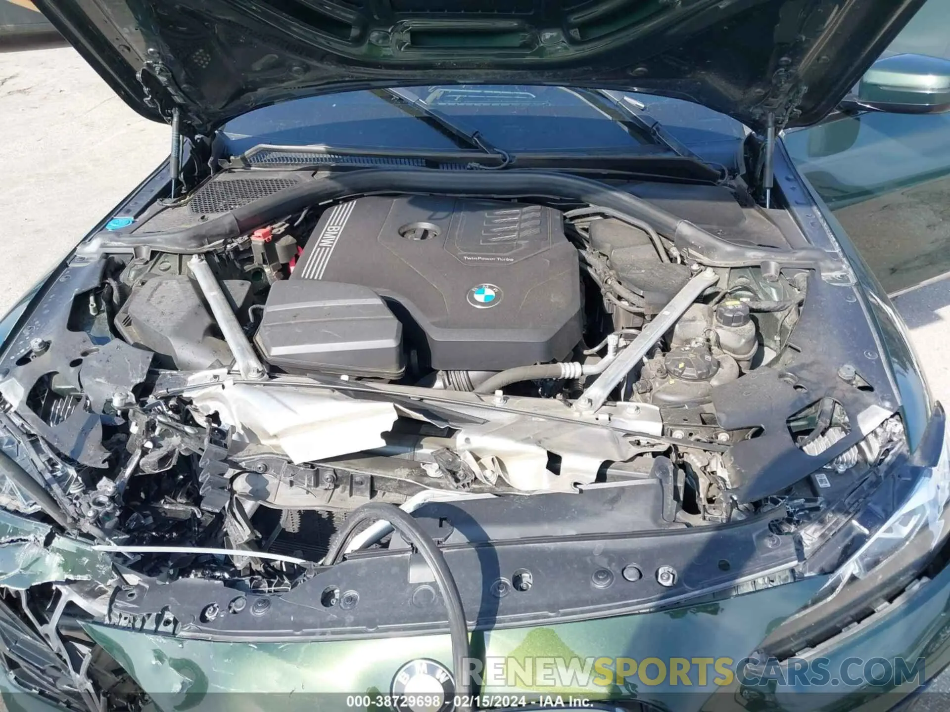 10 fotografías del automóvil dañado WBA53AP0XNCH86355 BMW 430I 2022