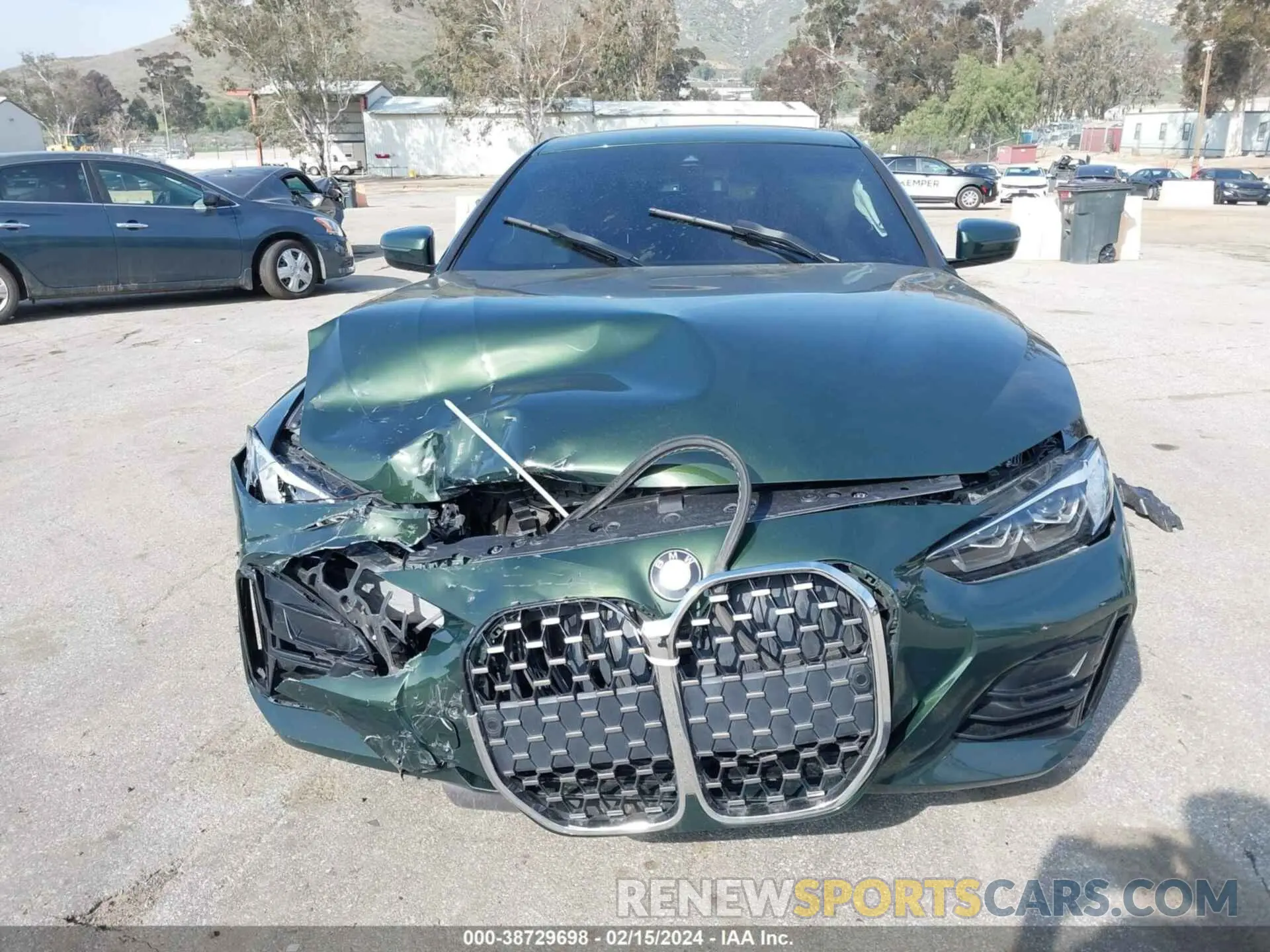 12 fotografías del automóvil dañado WBA53AP0XNCH86355 BMW 430I 2022
