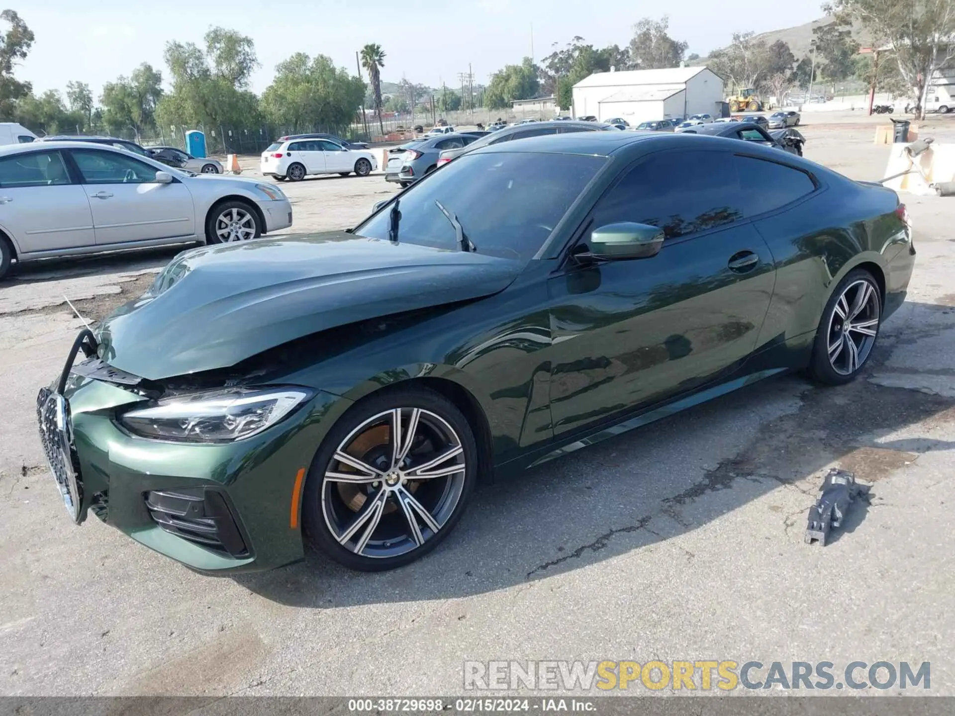 2 fotografías del automóvil dañado WBA53AP0XNCH86355 BMW 430I 2022
