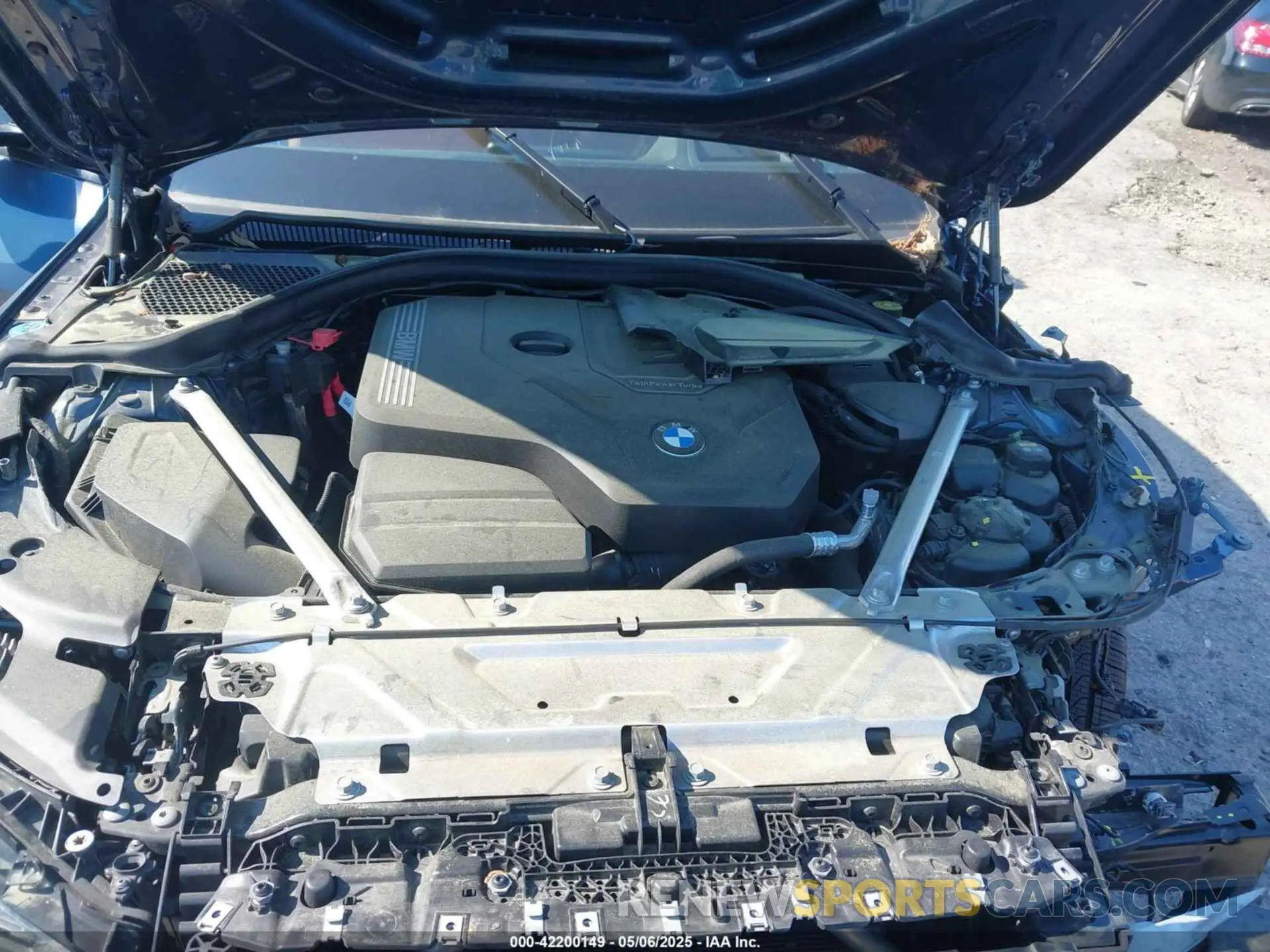 10 fotografías del automóvil dañado WBA73AP00NCH75602 BMW 430I 2022