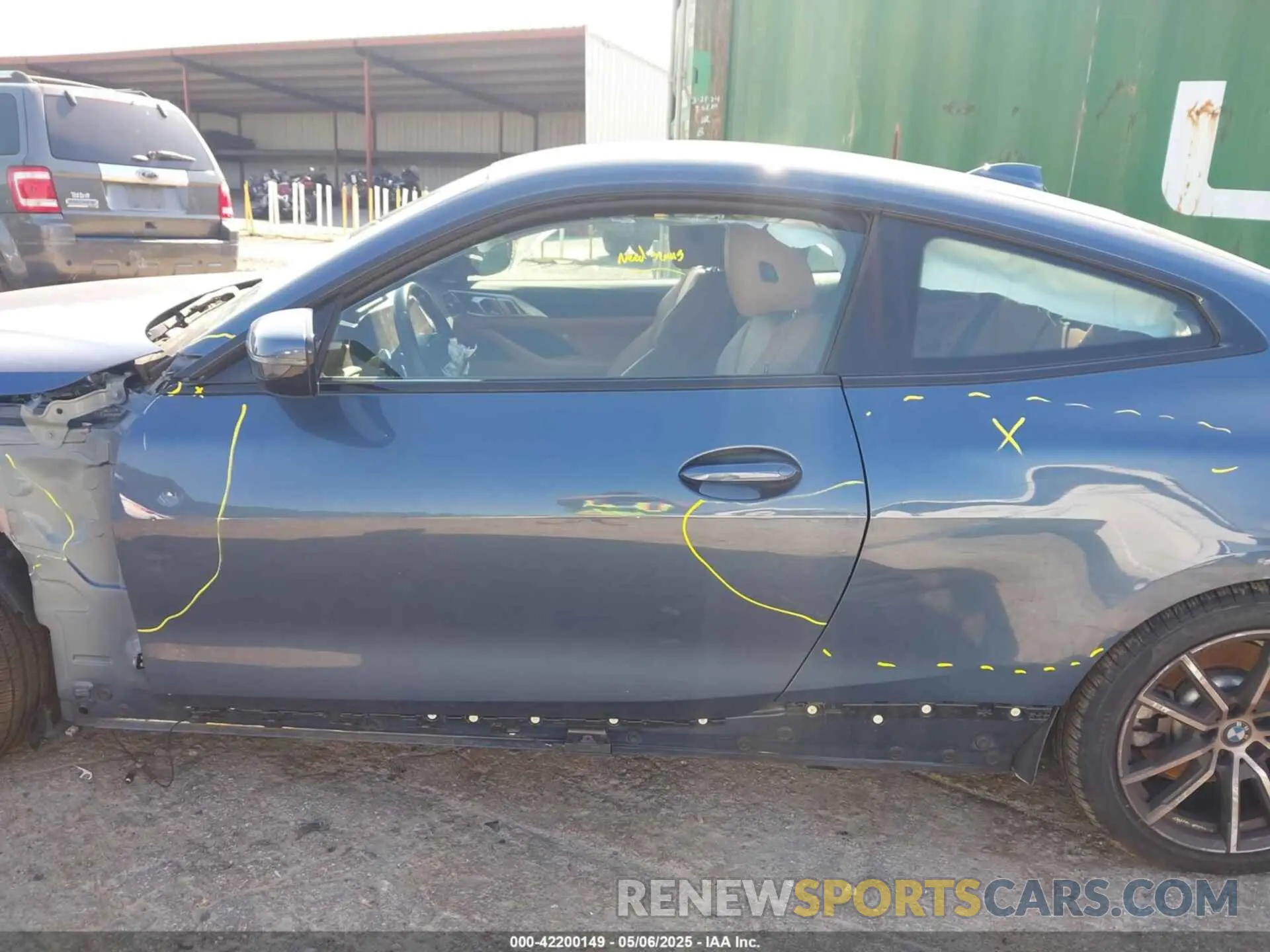 15 fotografías del automóvil dañado WBA73AP00NCH75602 BMW 430I 2022