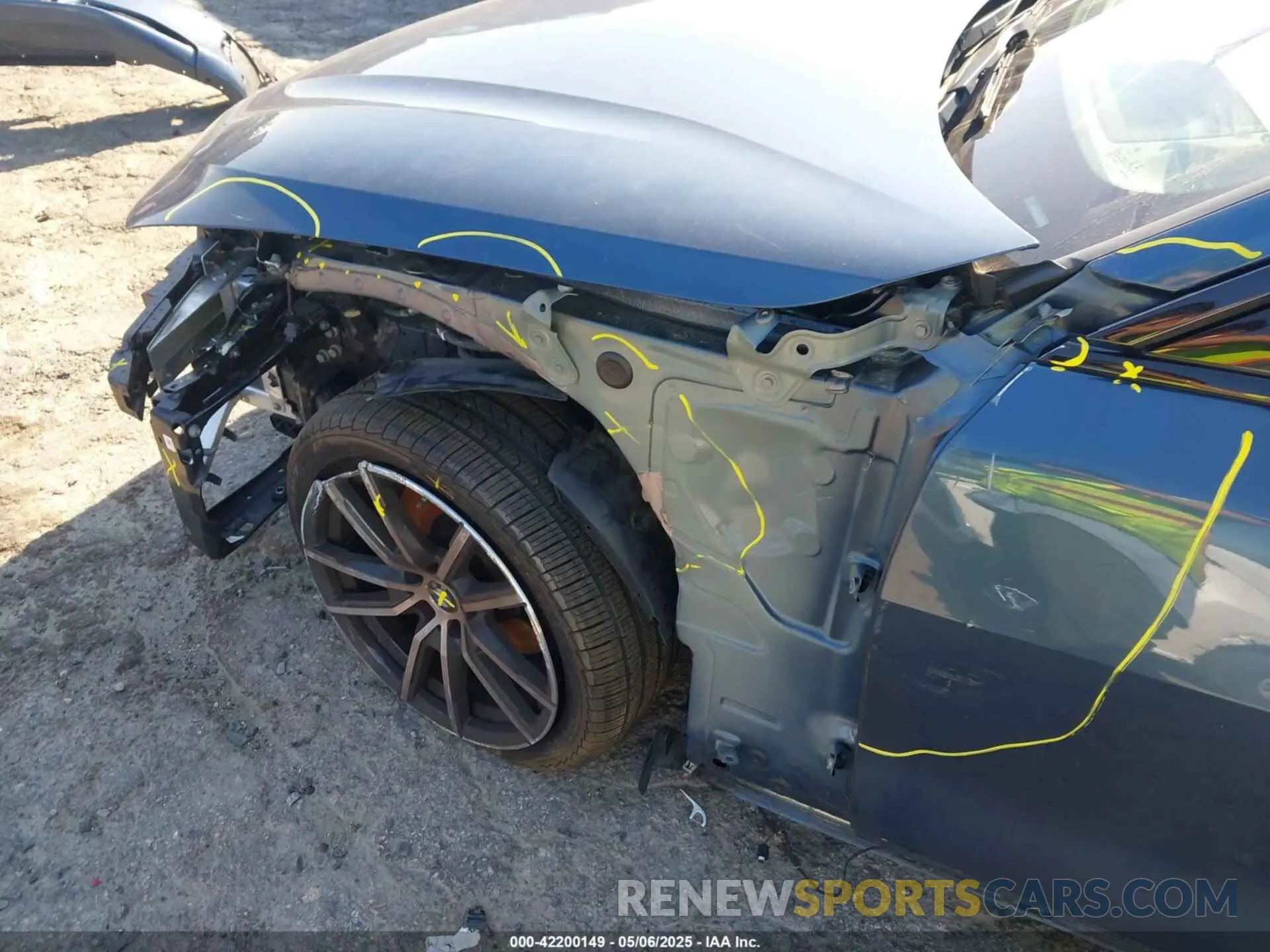6 fotografías del automóvil dañado WBA73AP00NCH75602 BMW 430I 2022