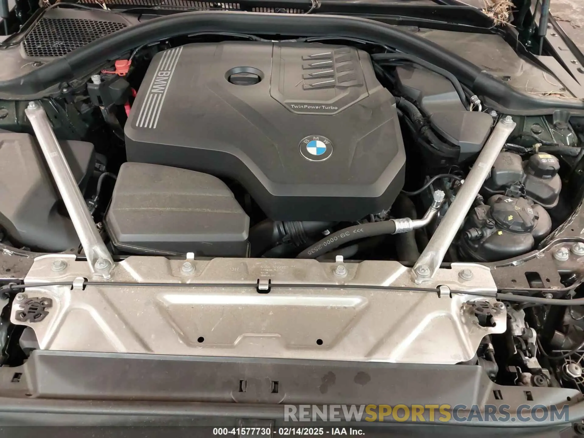 10 fotografías del automóvil dañado WBA73AP04NCK88044 BMW 430I 2022