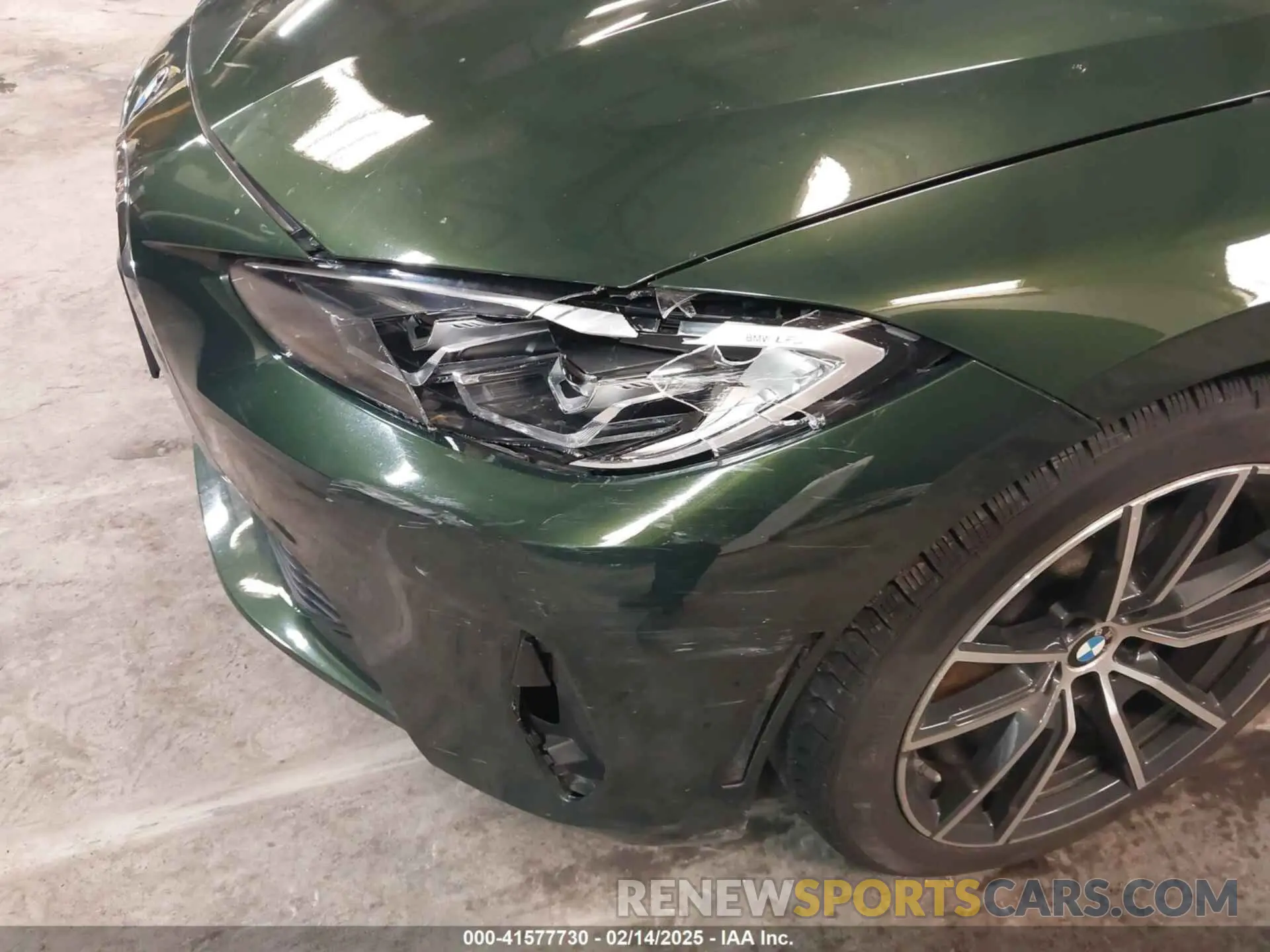 18 fotografías del automóvil dañado WBA73AP04NCK88044 BMW 430I 2022