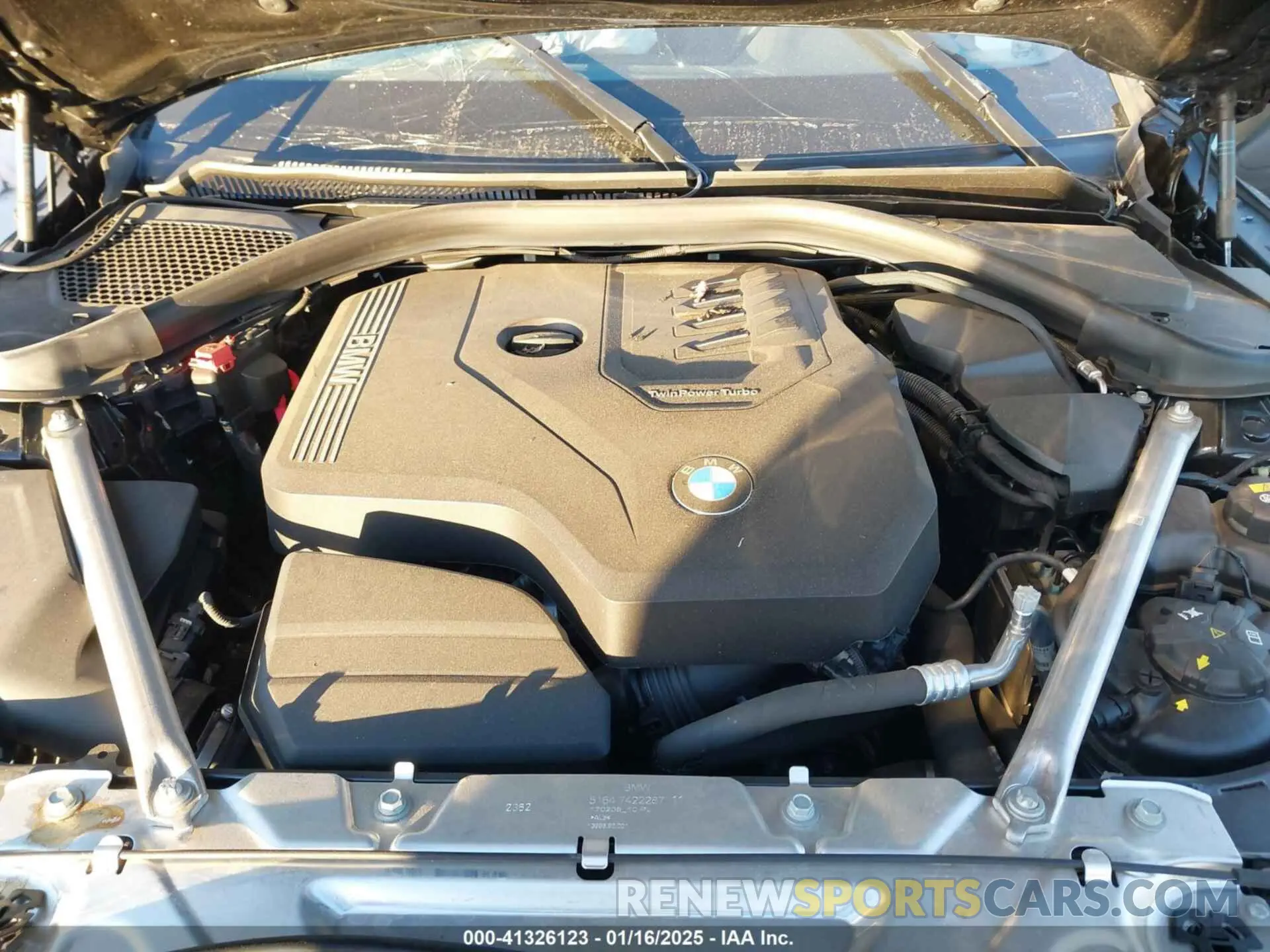 10 fotografías del automóvil dañado WBA23AT02PCL61138 BMW 430I 2023