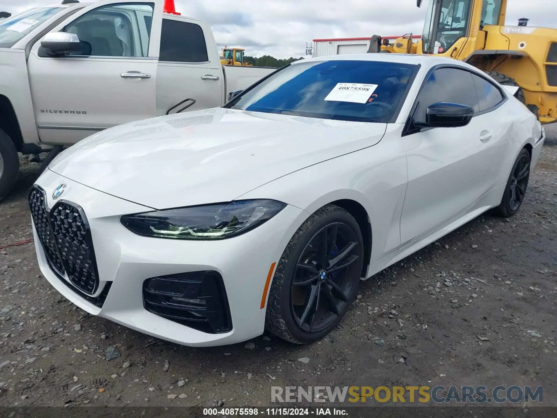 2 fotografías del automóvil dañado WBA53AP04PCL93614 BMW 430I 2023