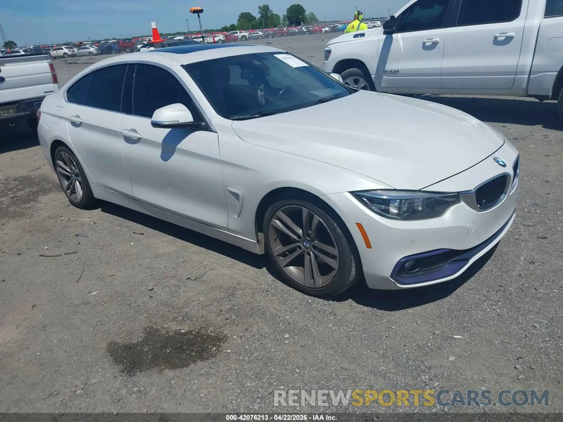 1 fotografías del automóvil dañado WBA4J1C51KBM12850 BMW 430I GRAN COUPE 2019