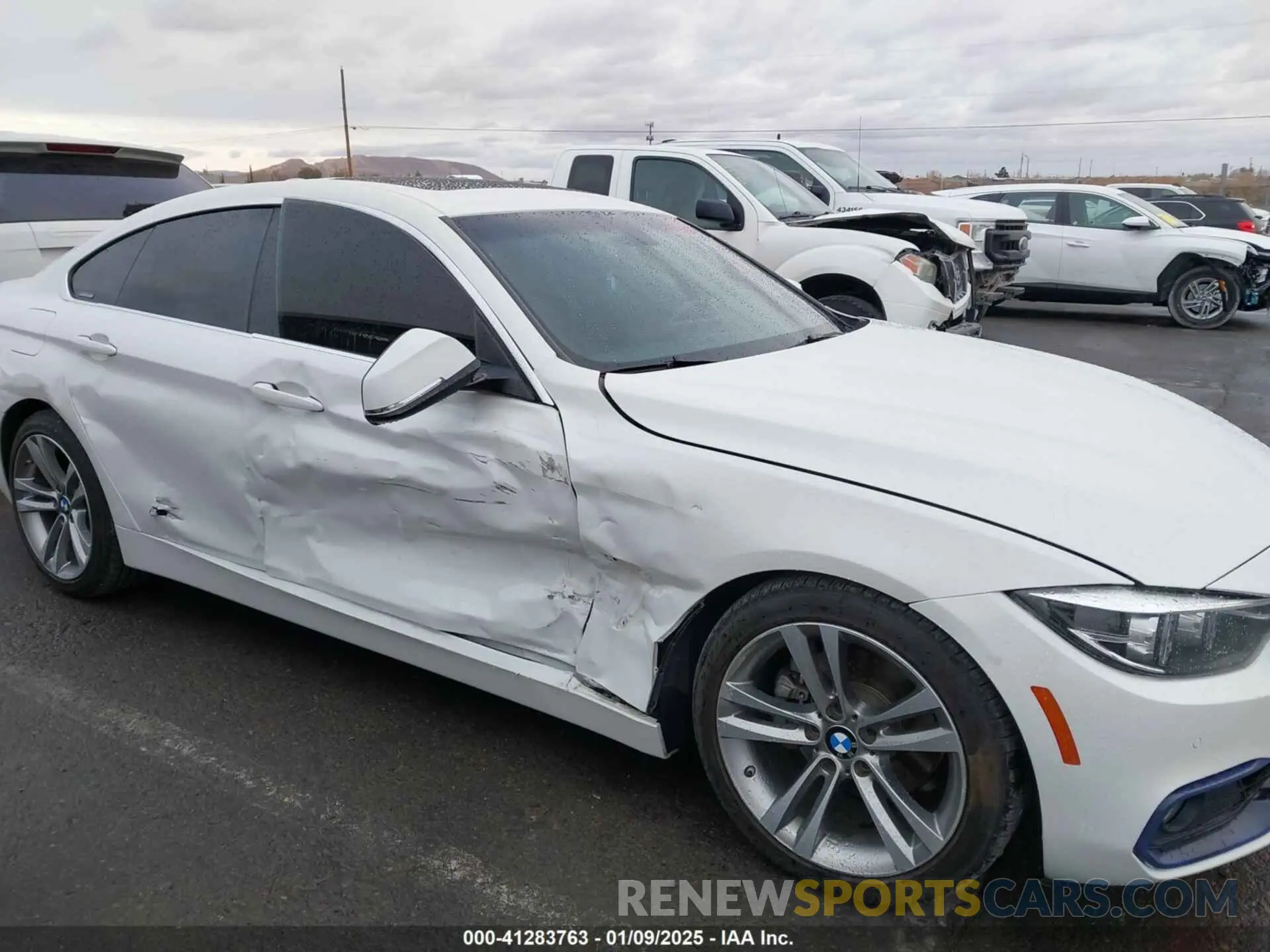 6 fotografías del automóvil dañado WBA4J1C52KBM15465 BMW 430I GRAN COUPE 2019