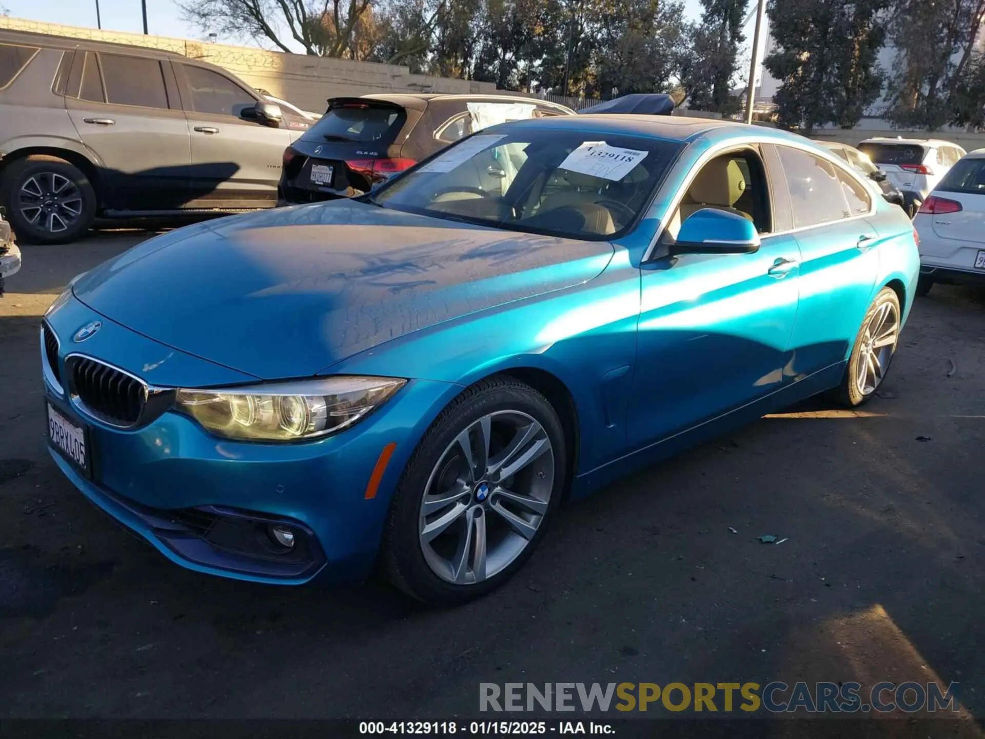 2 fotografías del automóvil dañado WBA4J1C54KBM15516 BMW 430I GRAN COUPE 2019
