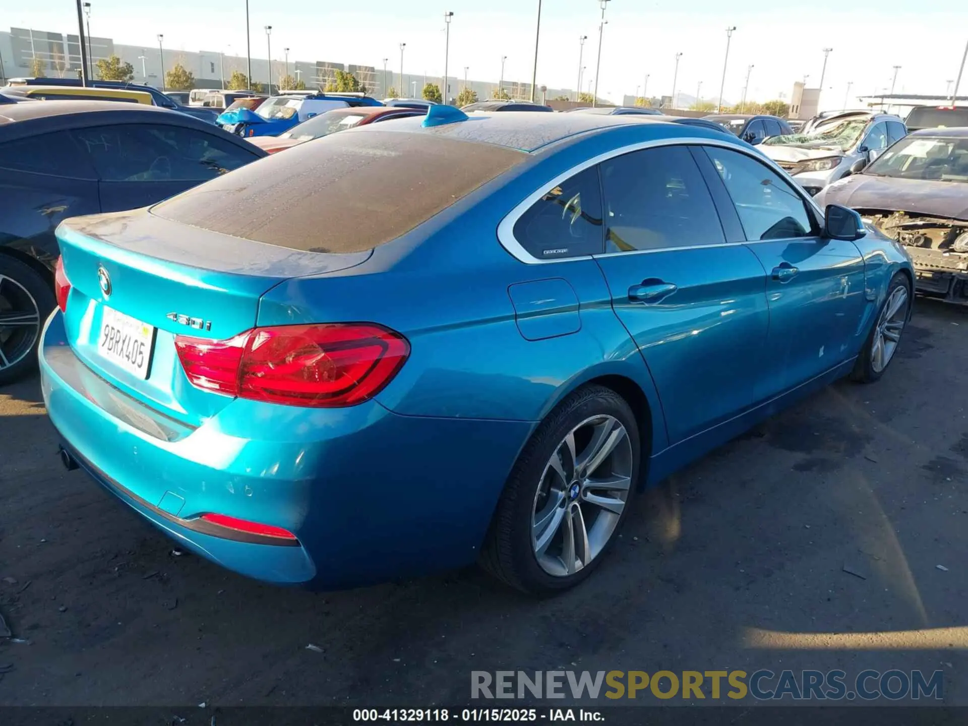 4 fotografías del automóvil dañado WBA4J1C54KBM15516 BMW 430I GRAN COUPE 2019