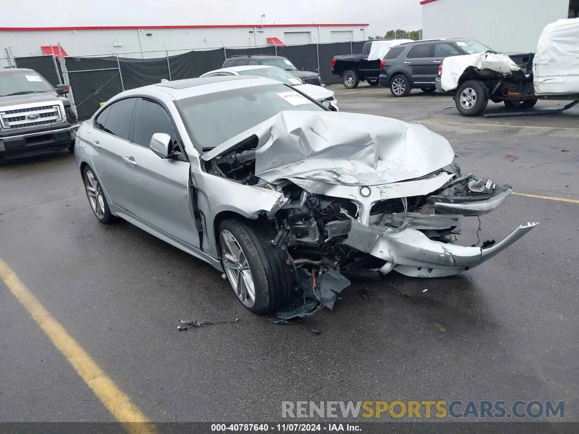 1 fotografías del automóvil dañado WBA4J1C58KBM16782 BMW 430I GRAN COUPE 2019