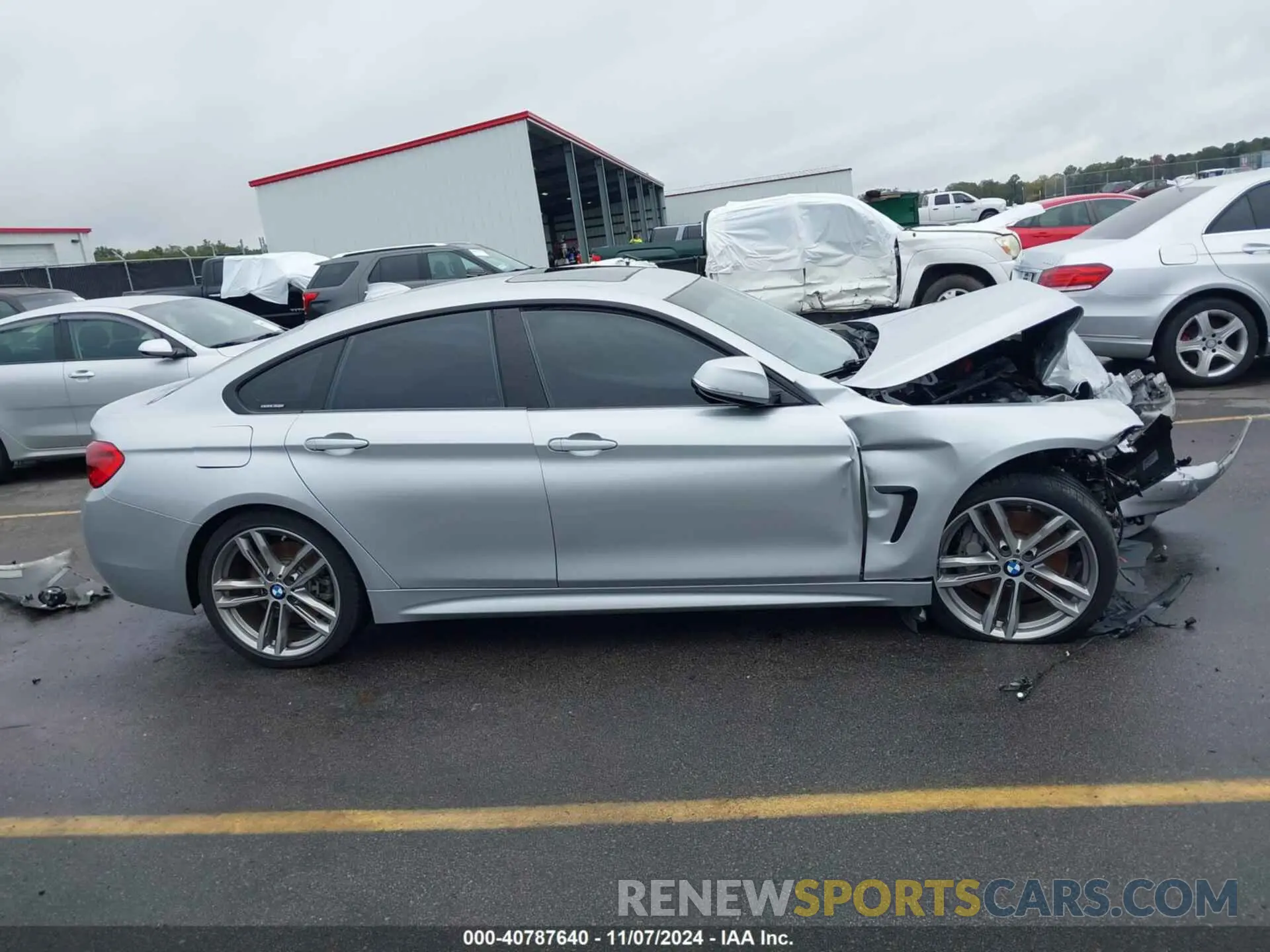 13 fotografías del automóvil dañado WBA4J1C58KBM16782 BMW 430I GRAN COUPE 2019