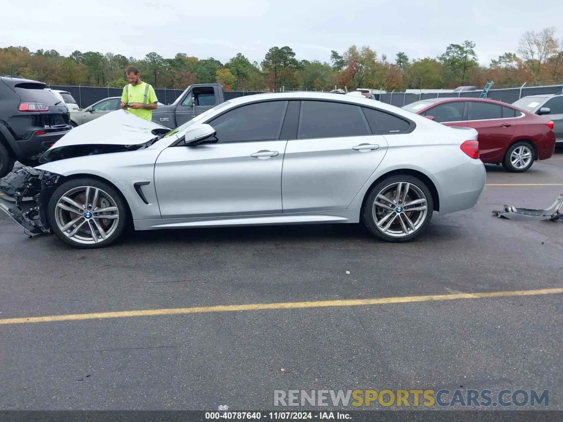 14 fotografías del automóvil dañado WBA4J1C58KBM16782 BMW 430I GRAN COUPE 2019