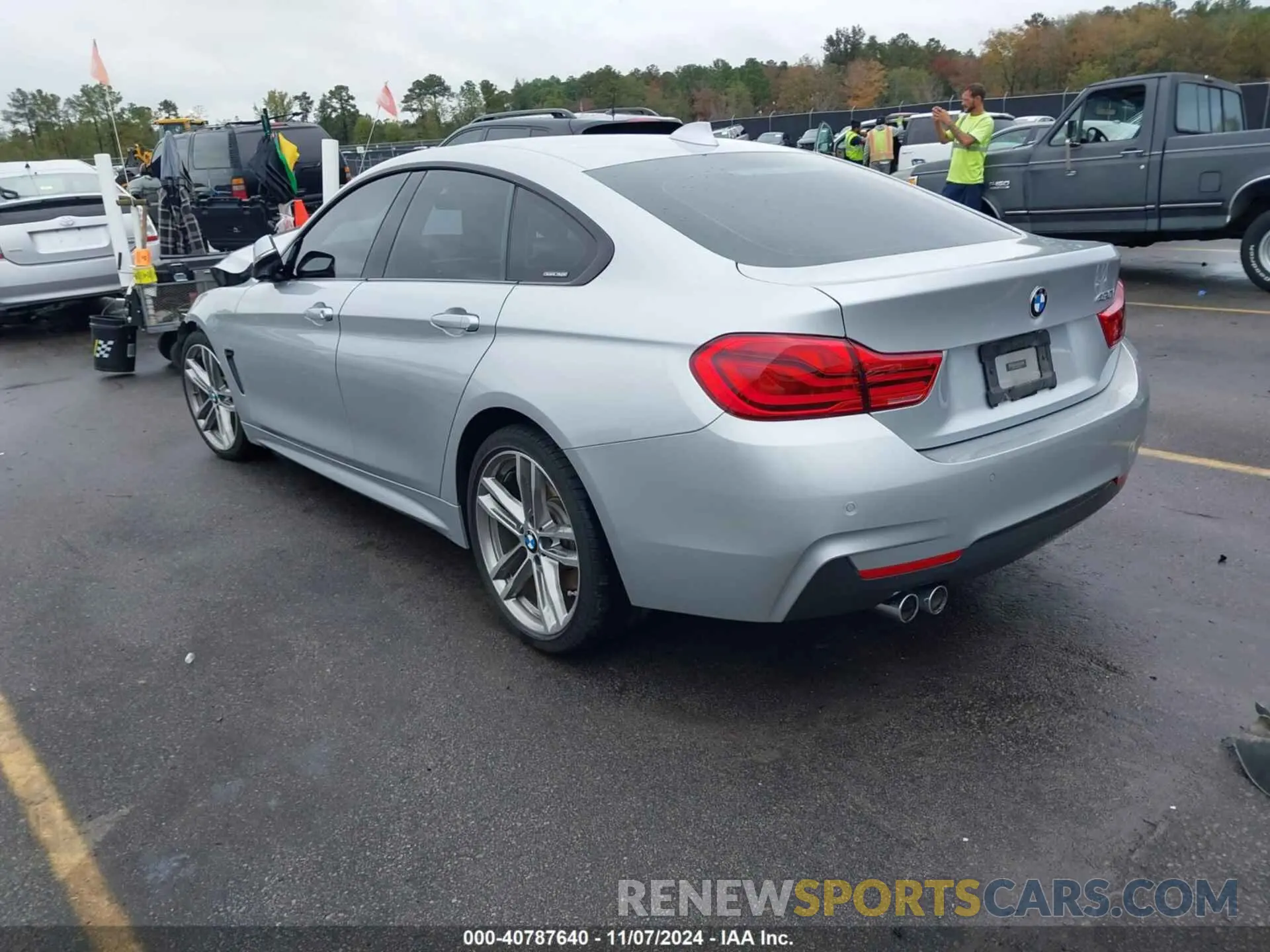 3 fotografías del automóvil dañado WBA4J1C58KBM16782 BMW 430I GRAN COUPE 2019