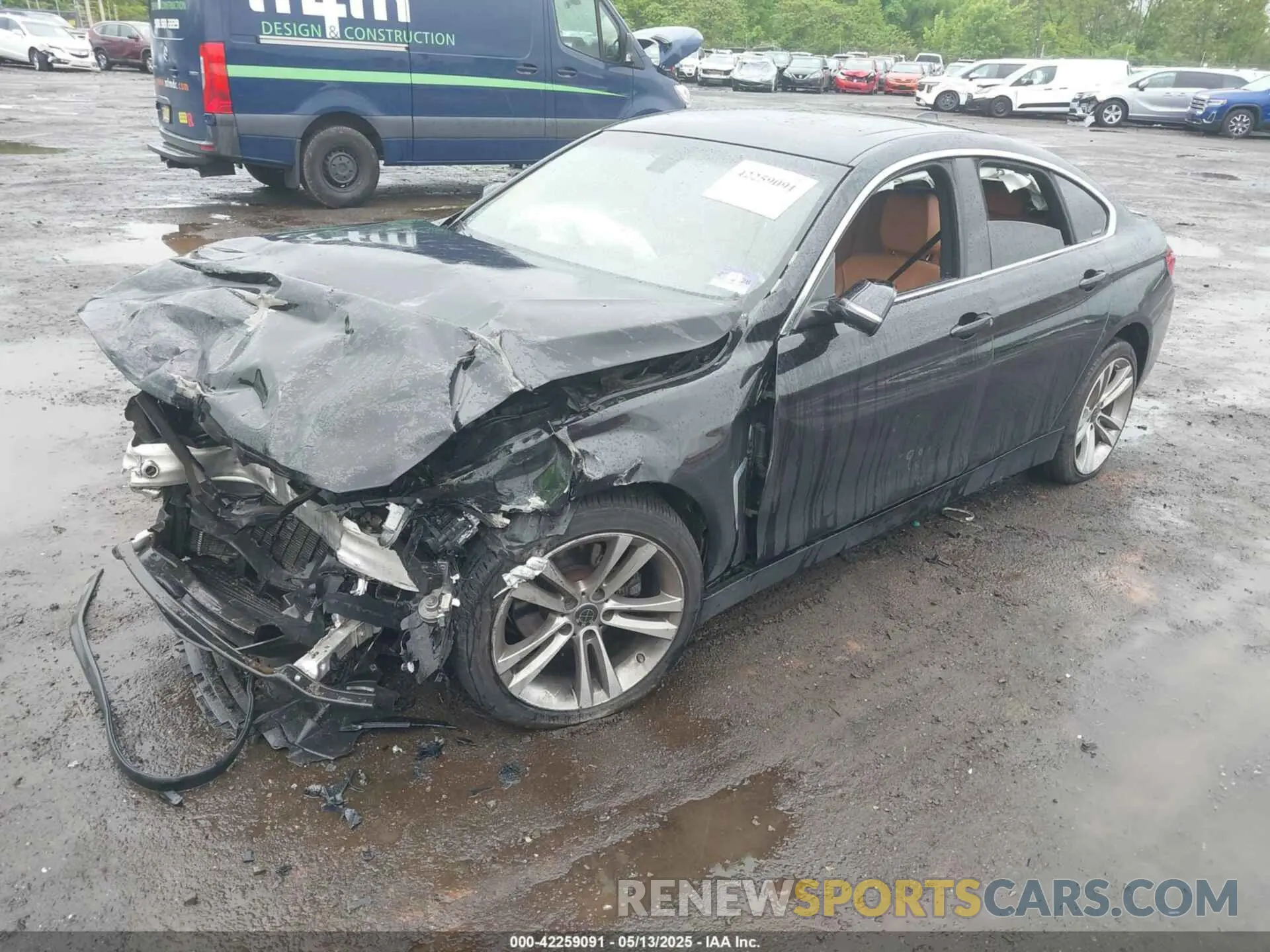 2 fotografías del automóvil dañado WBA4J1C5XKBM13883 BMW 430I GRAN COUPE 2019