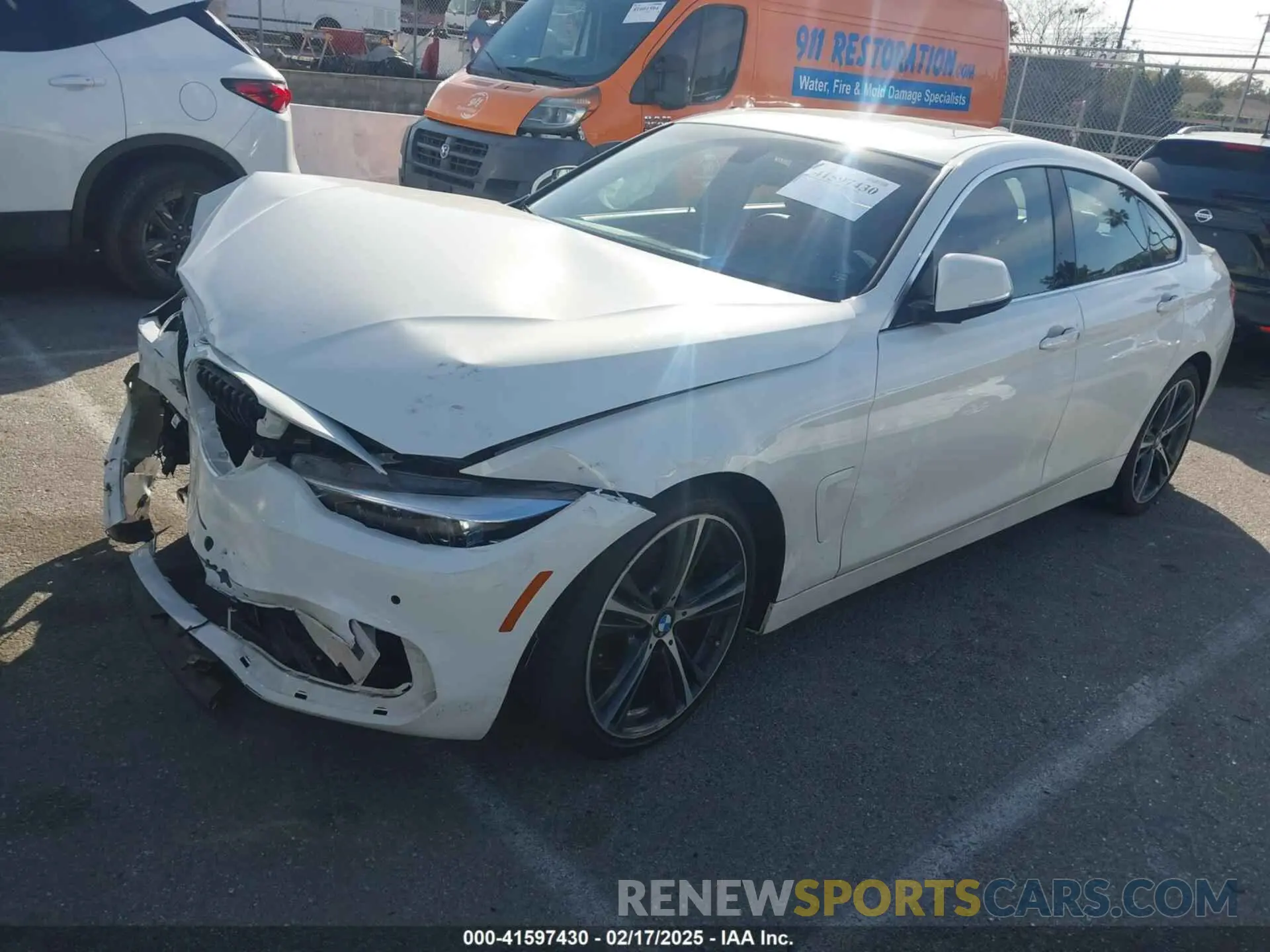 2 fotografías del automóvil dañado WBA4J1C5XKBM17786 BMW 430I GRAN COUPE 2019