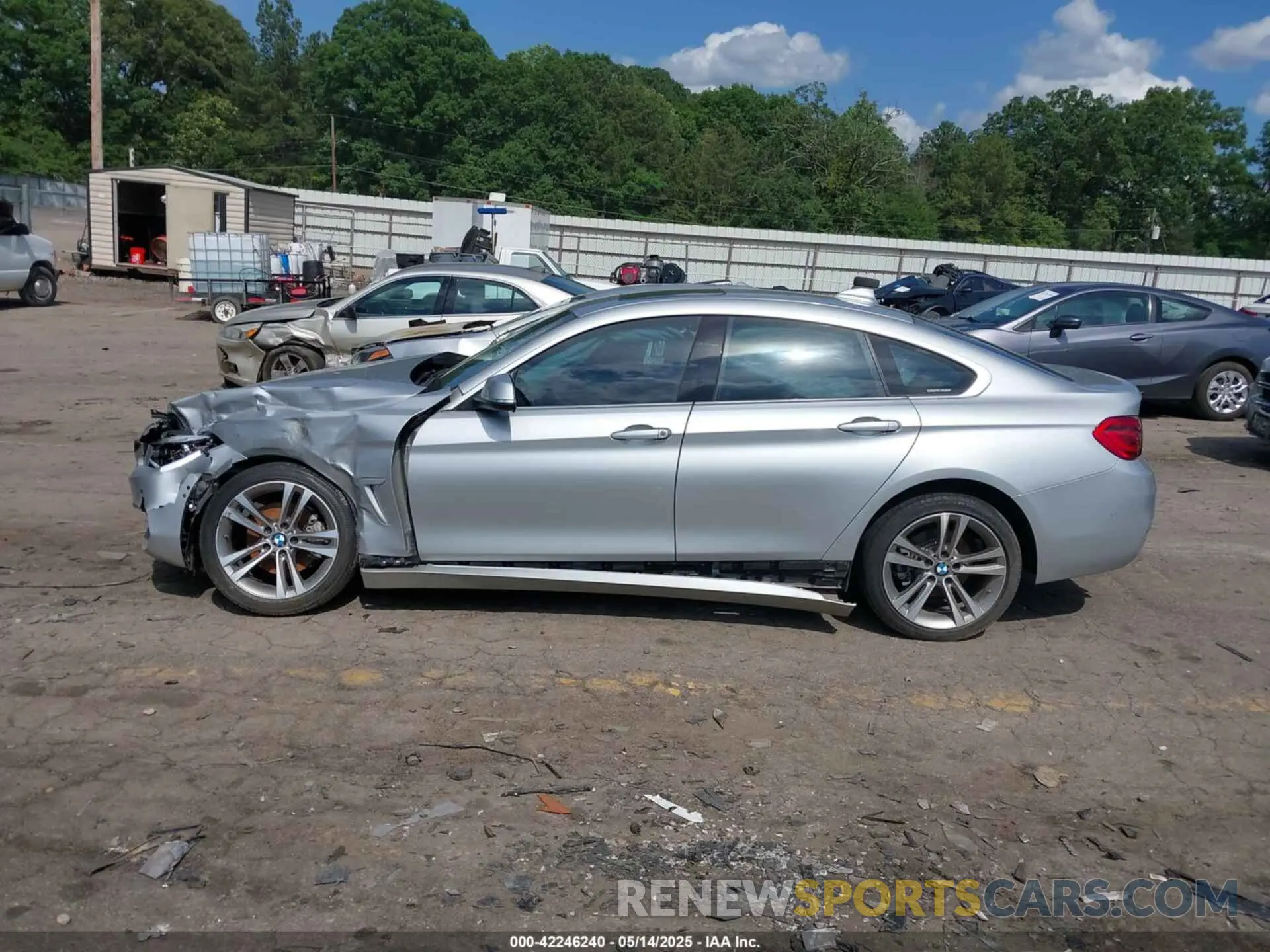 14 fotografías del automóvil dañado WBA4J3C55KBL07806 BMW 430I GRAN COUPE 2019