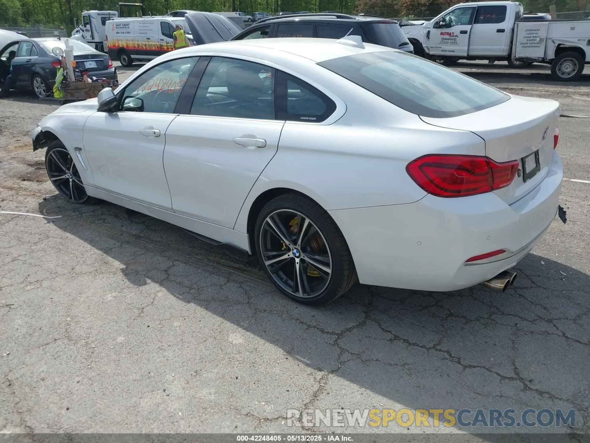 3 fotografías del automóvil dañado WBA4J3C55KBL08387 BMW 430I GRAN COUPE 2019