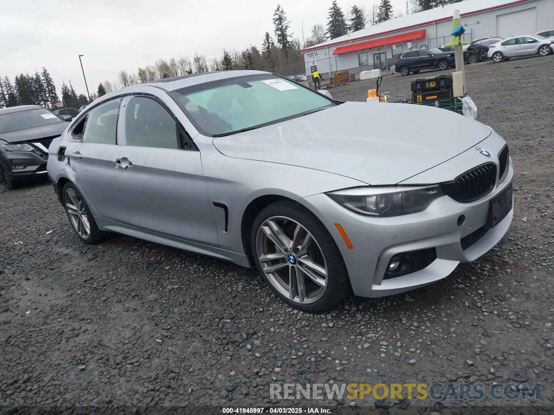 1 fotografías del automóvil dañado WBA4J3C56KBL06194 BMW 430I GRAN COUPE 2019