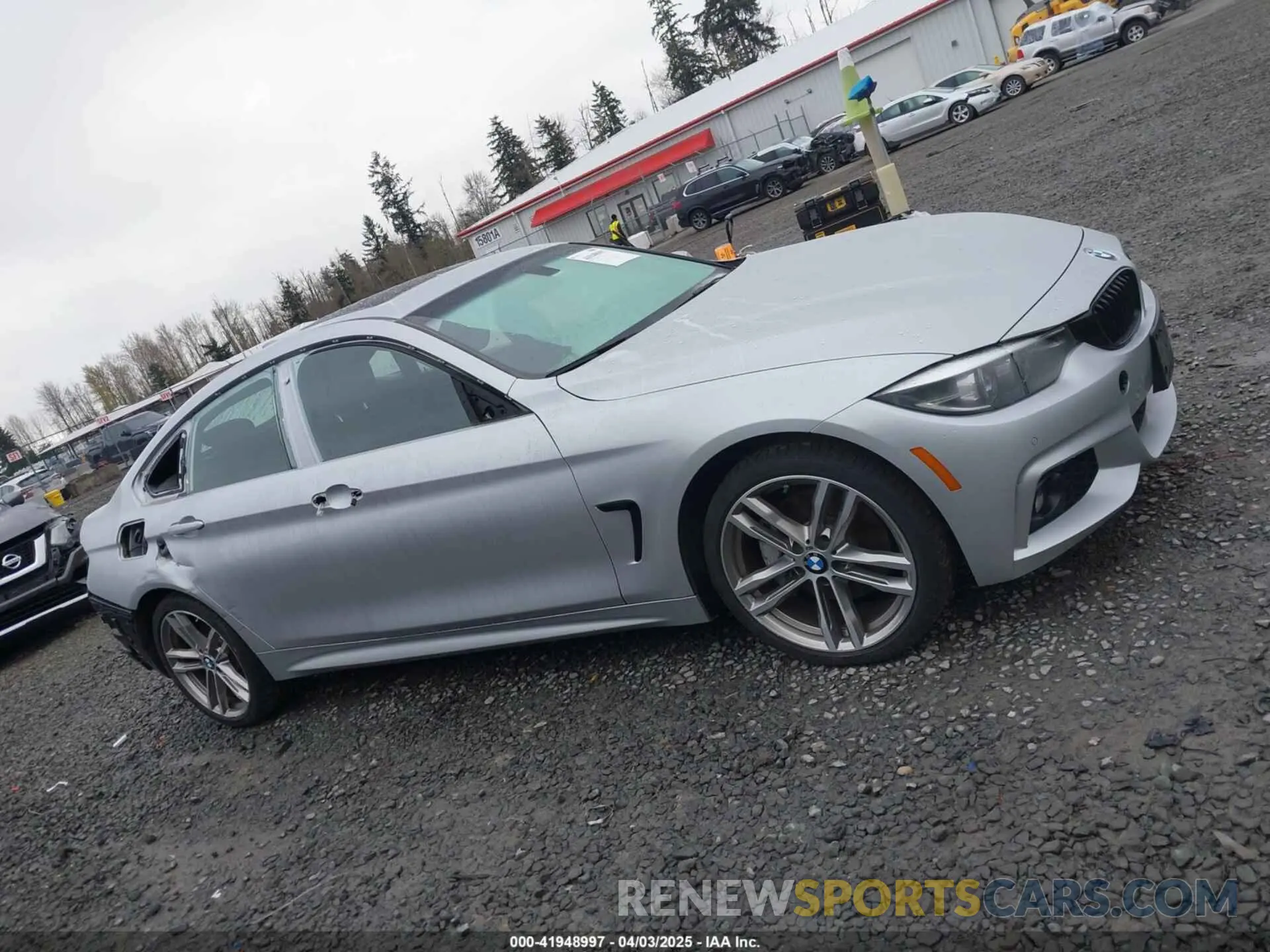 14 fotografías del automóvil dañado WBA4J3C56KBL06194 BMW 430I GRAN COUPE 2019