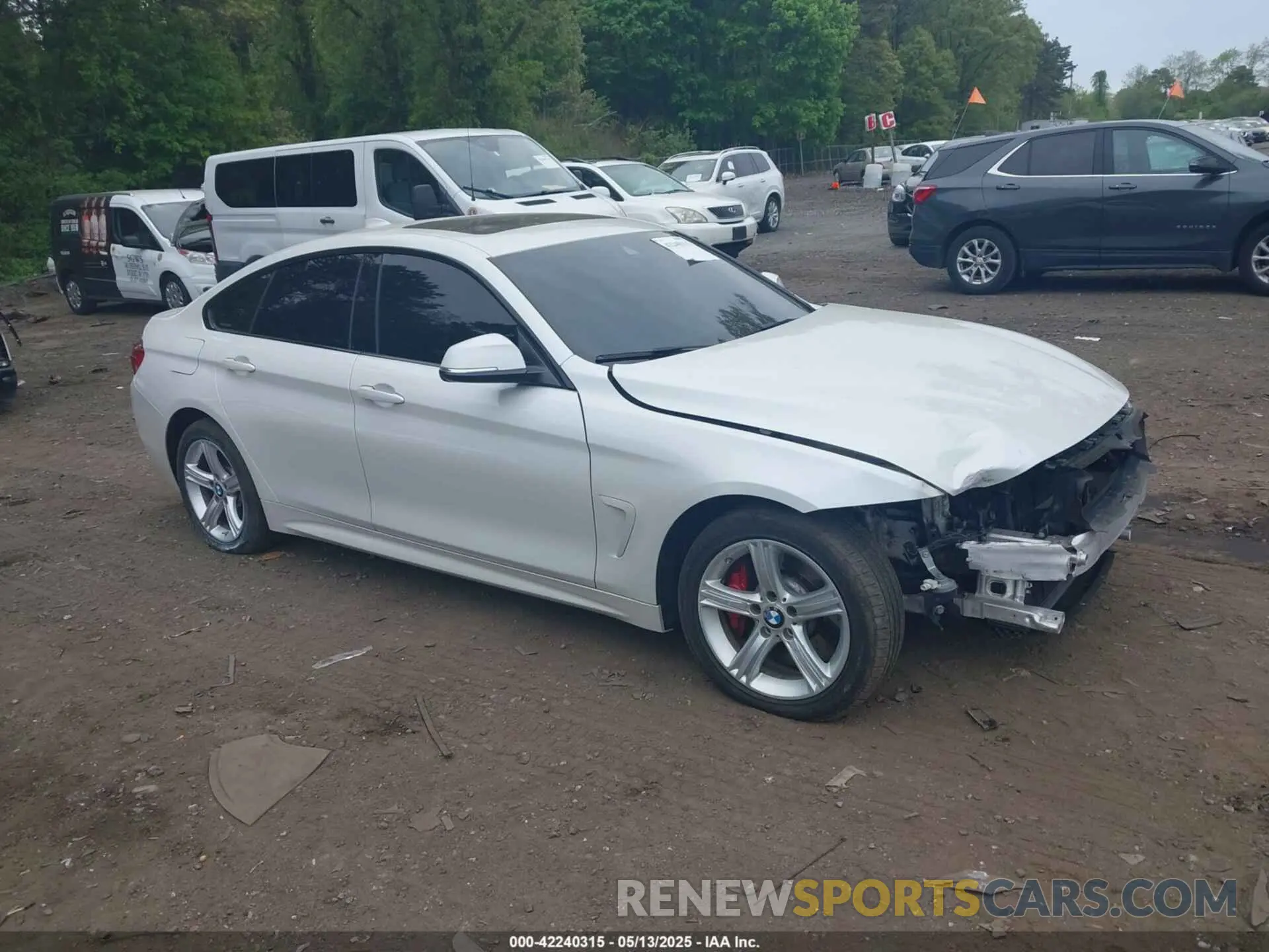 13 fotografías del automóvil dañado WBA4J3C56KBL06258 BMW 430I GRAN COUPE 2019