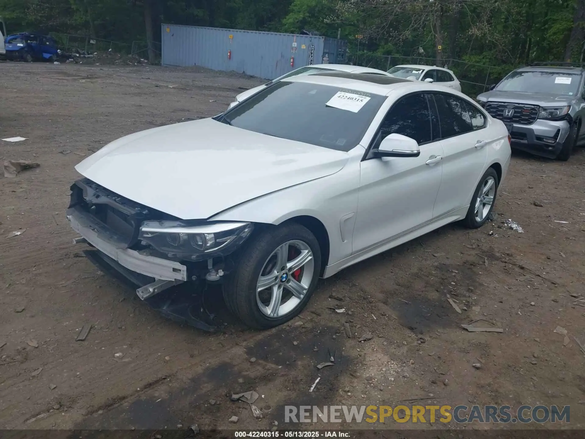 2 fotografías del automóvil dañado WBA4J3C56KBL06258 BMW 430I GRAN COUPE 2019