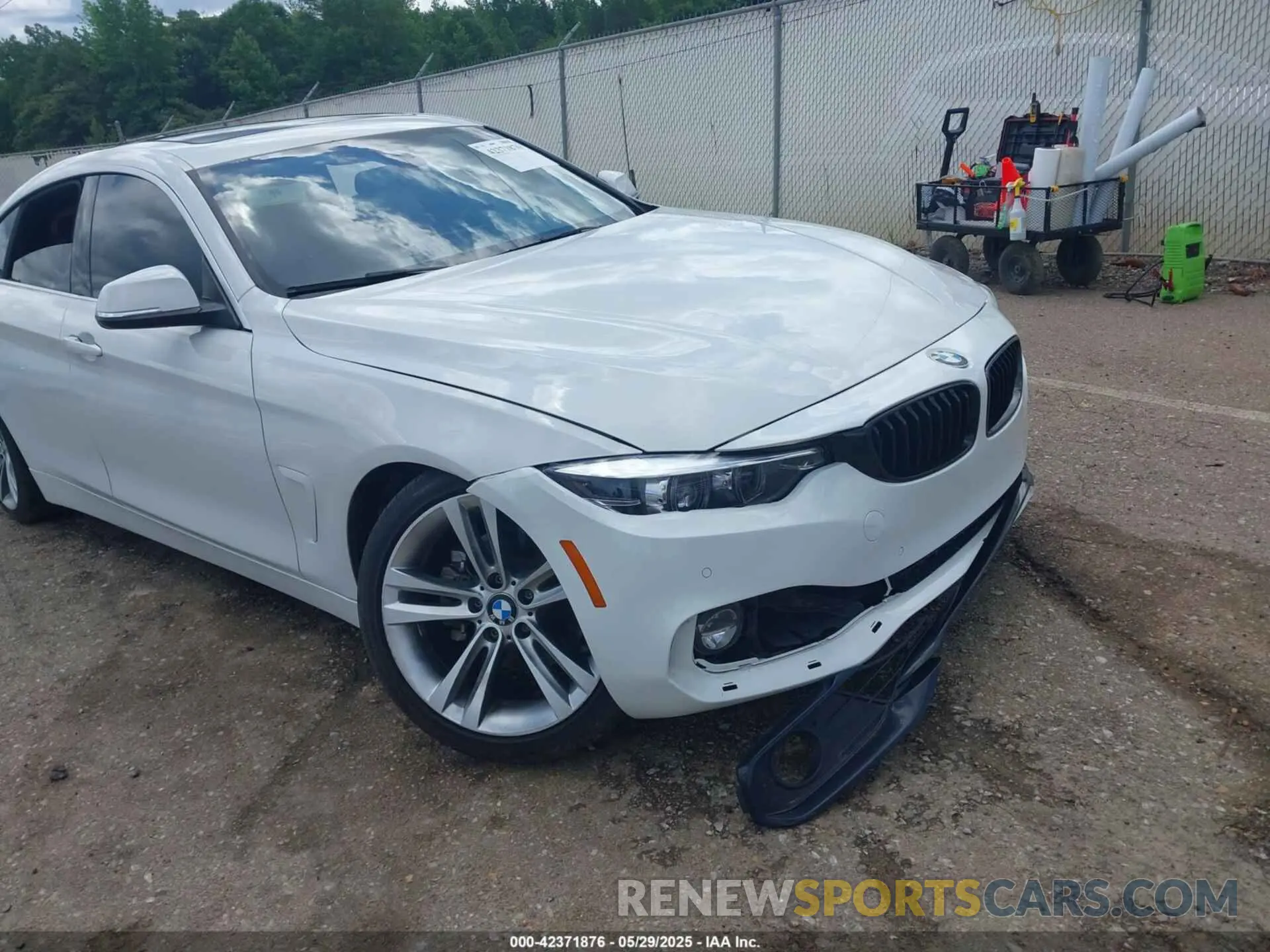 21 fotografías del automóvil dañado WBA4J1C08LCD73998 BMW 430I GRAN COUPE 2020
