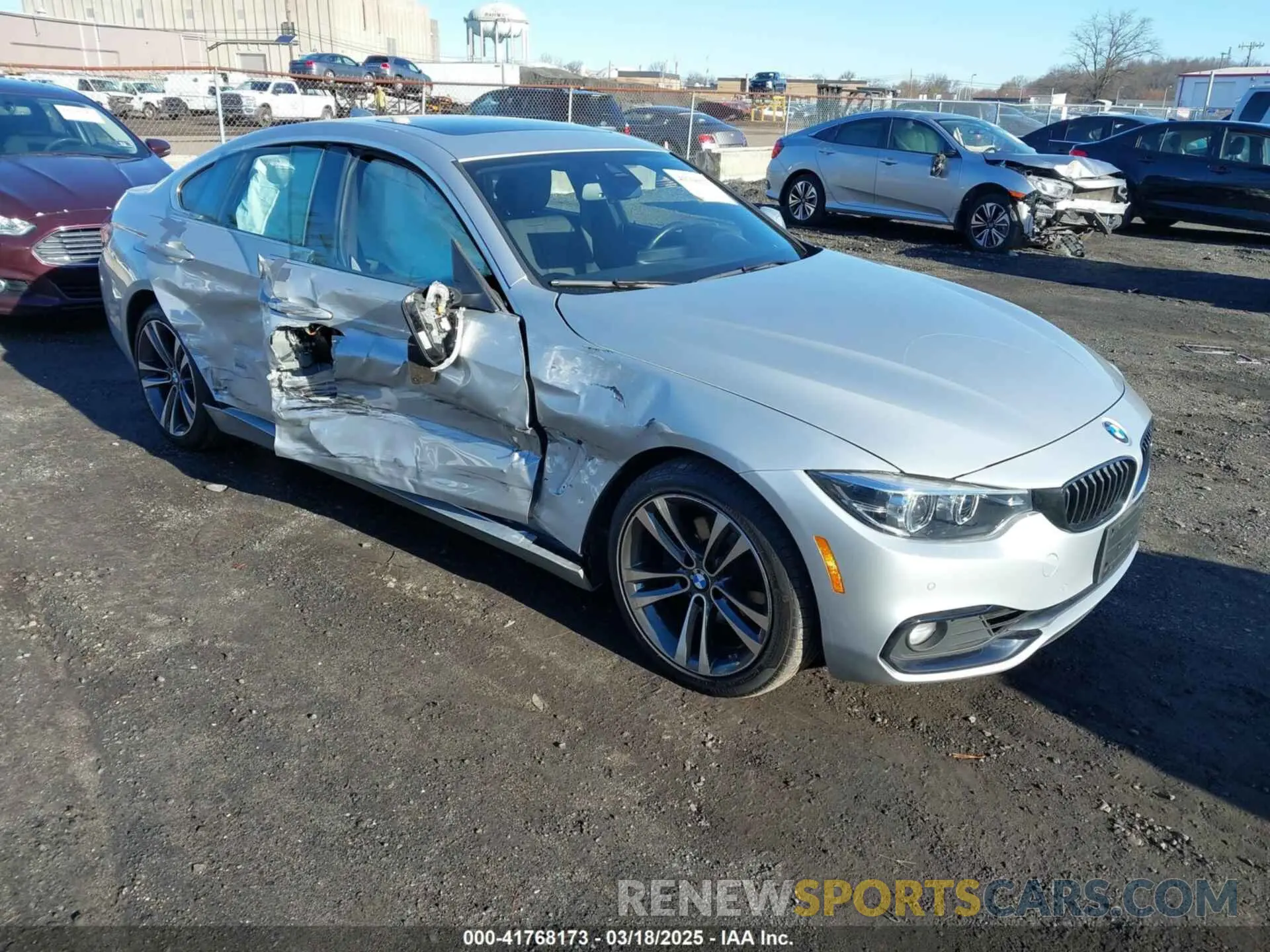 1 fotografías del automóvil dañado WBA4J3C03LCD21710 BMW 430I GRAN COUPE 2020