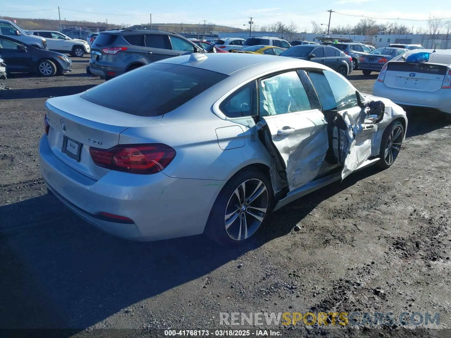 4 fotografías del automóvil dañado WBA4J3C03LCD21710 BMW 430I GRAN COUPE 2020