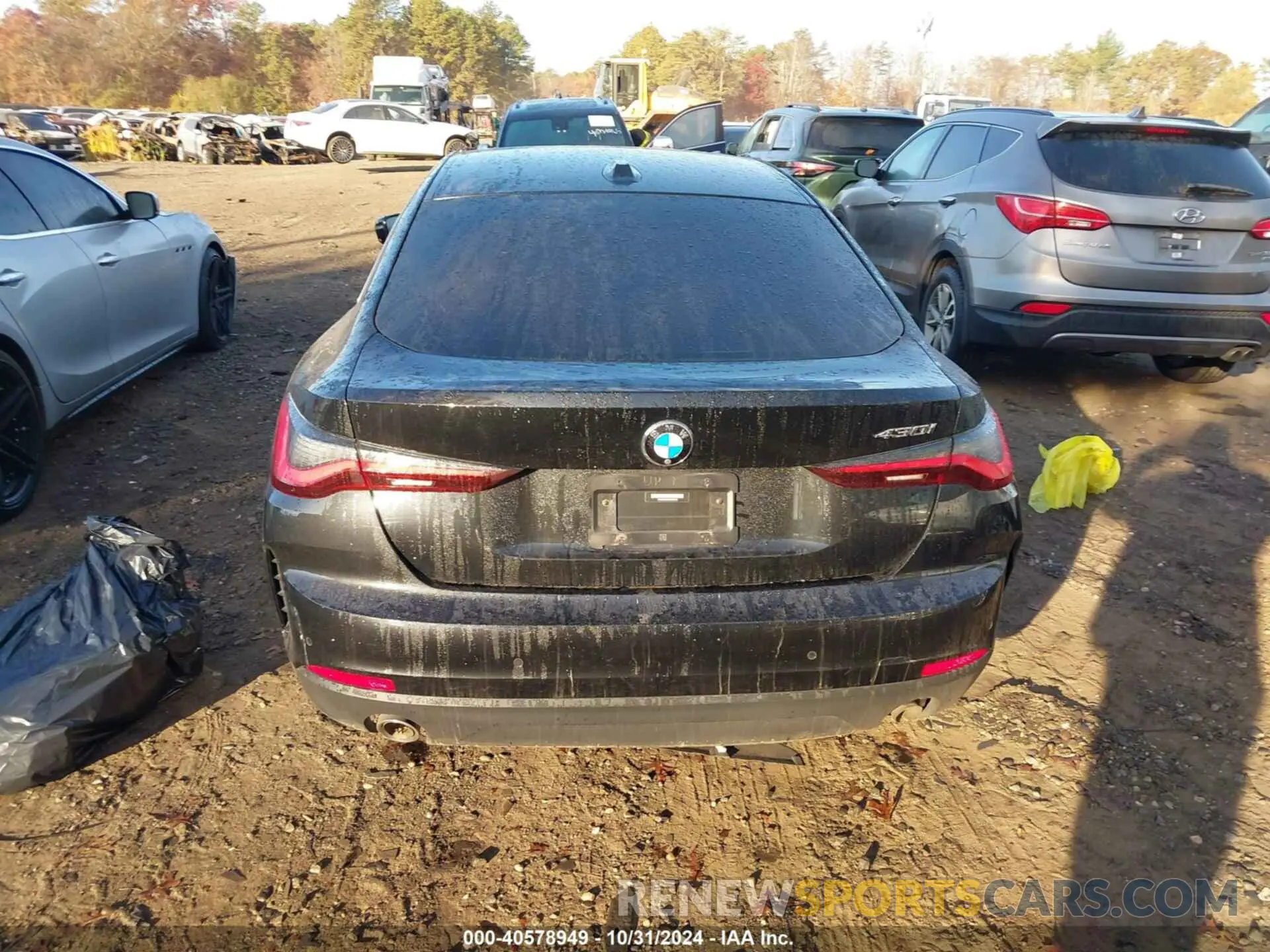 16 fotografías del automóvil dañado WBA63AV00NFM79053 BMW 430I GRAN COUPE 2022