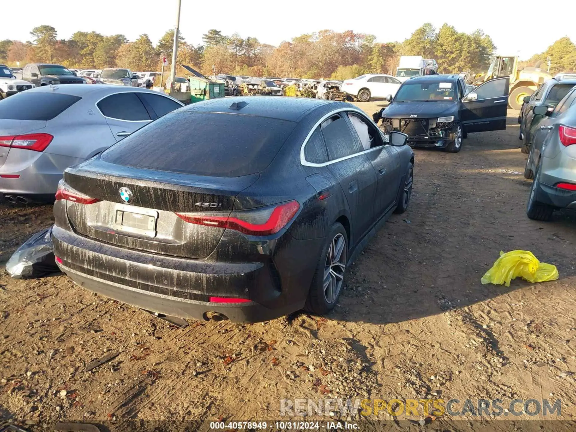 4 fotografías del automóvil dañado WBA63AV00NFM79053 BMW 430I GRAN COUPE 2022