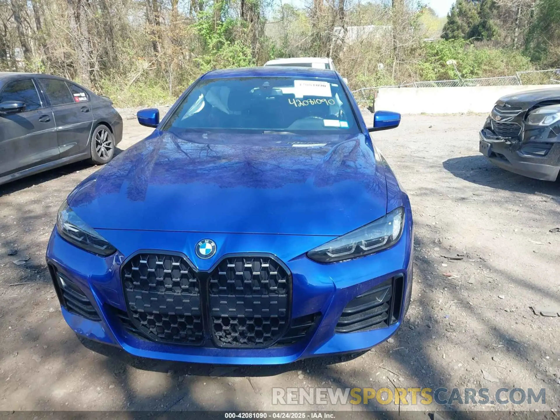 12 fotografías del automóvil dañado WBA63AV08NFM01605 BMW 430I GRAN COUPE 2022