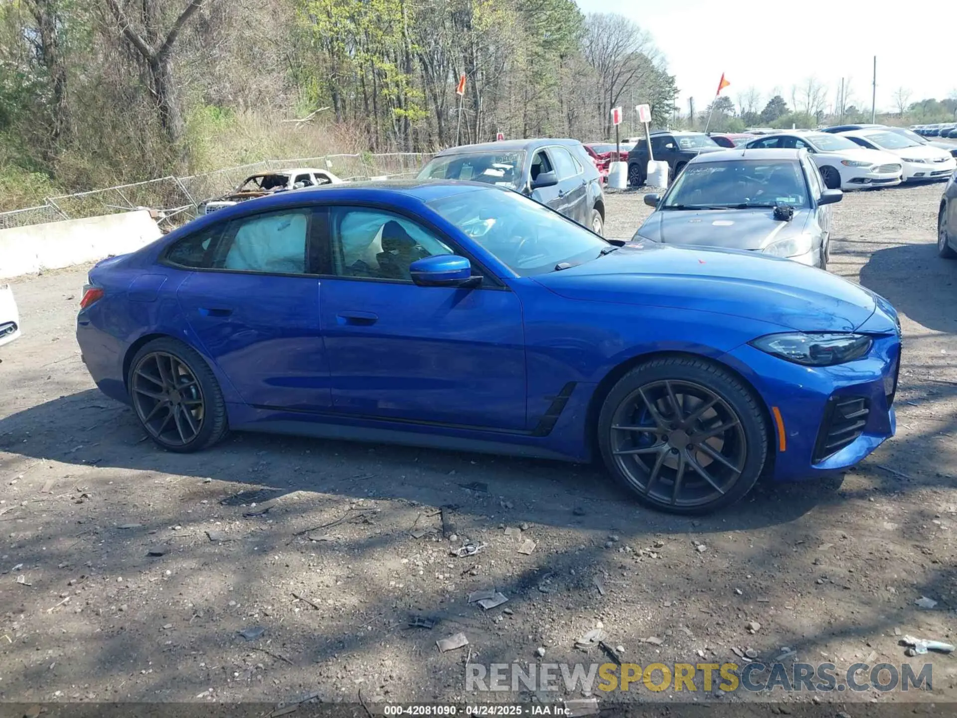 13 fotografías del automóvil dañado WBA63AV08NFM01605 BMW 430I GRAN COUPE 2022