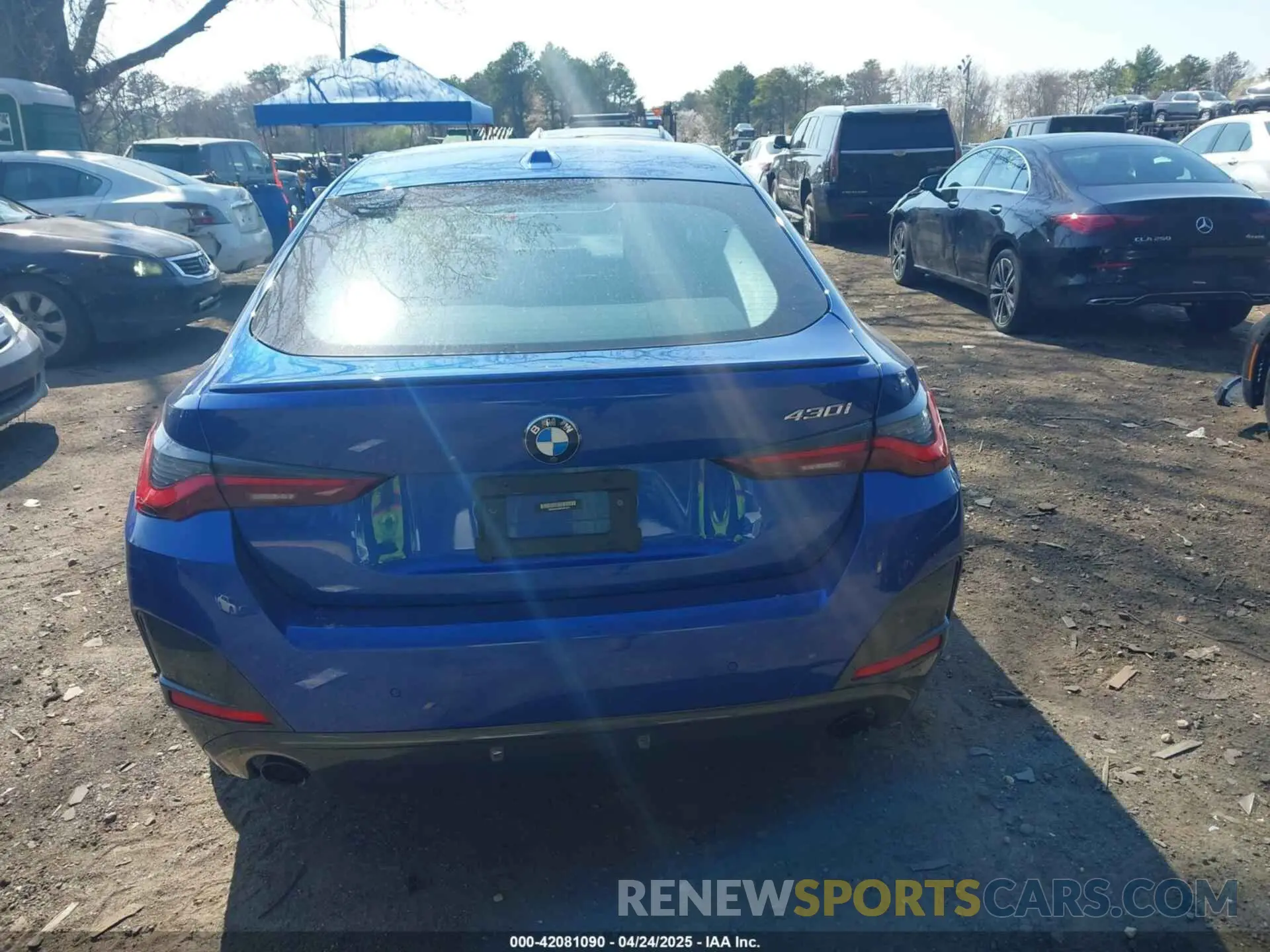 16 fotografías del automóvil dañado WBA63AV08NFM01605 BMW 430I GRAN COUPE 2022