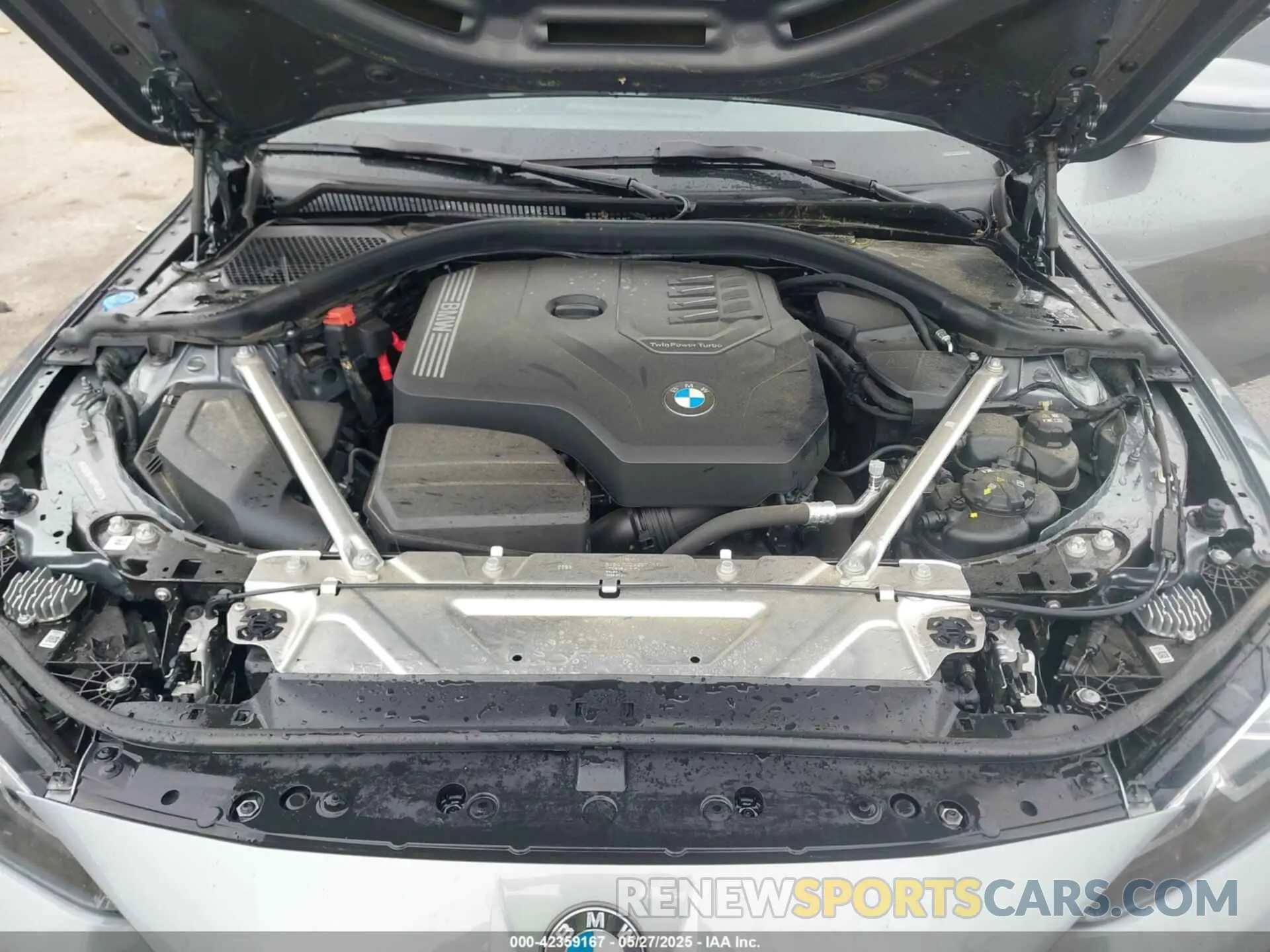 10 fotografías del automóvil dañado WBA73AV00PFP42052 BMW 430I GRAN COUPE 2023