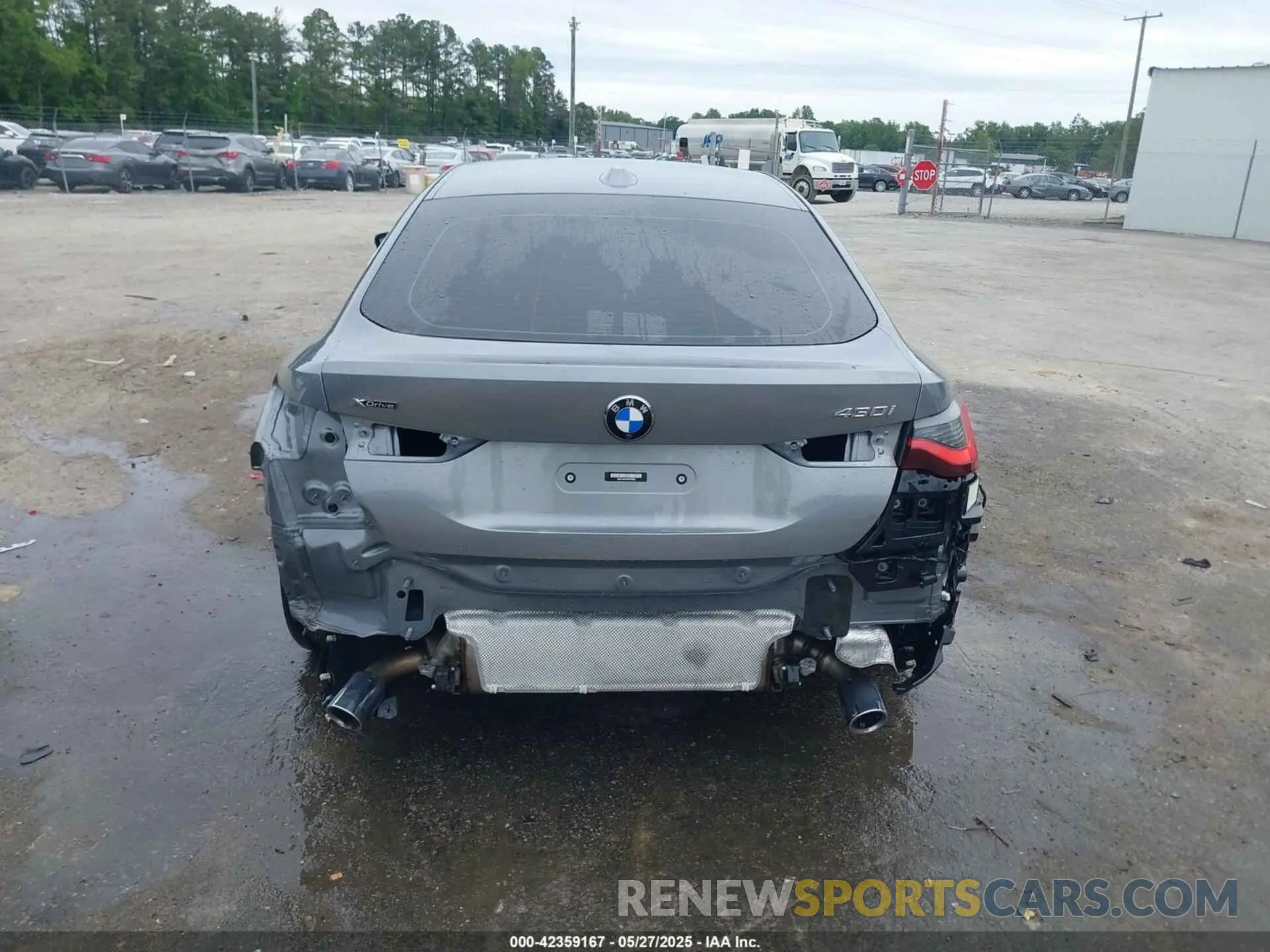 17 fotografías del automóvil dañado WBA73AV00PFP42052 BMW 430I GRAN COUPE 2023