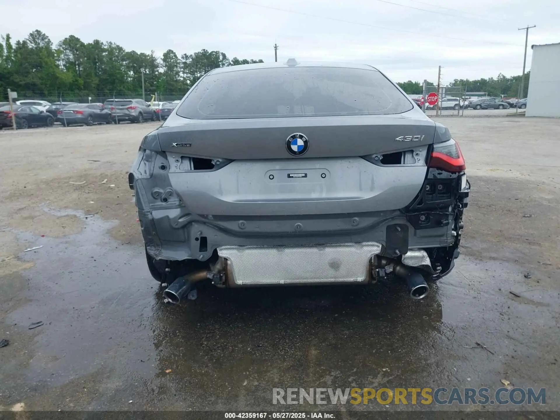 6 fotografías del automóvil dañado WBA73AV00PFP42052 BMW 430I GRAN COUPE 2023