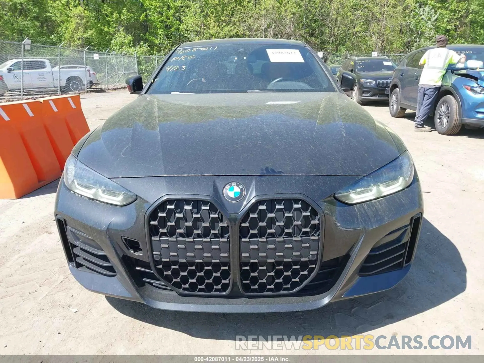 6 fotografías del automóvil dañado WBA73AV06PFN55916 BMW 430I GRAN COUPE 2023