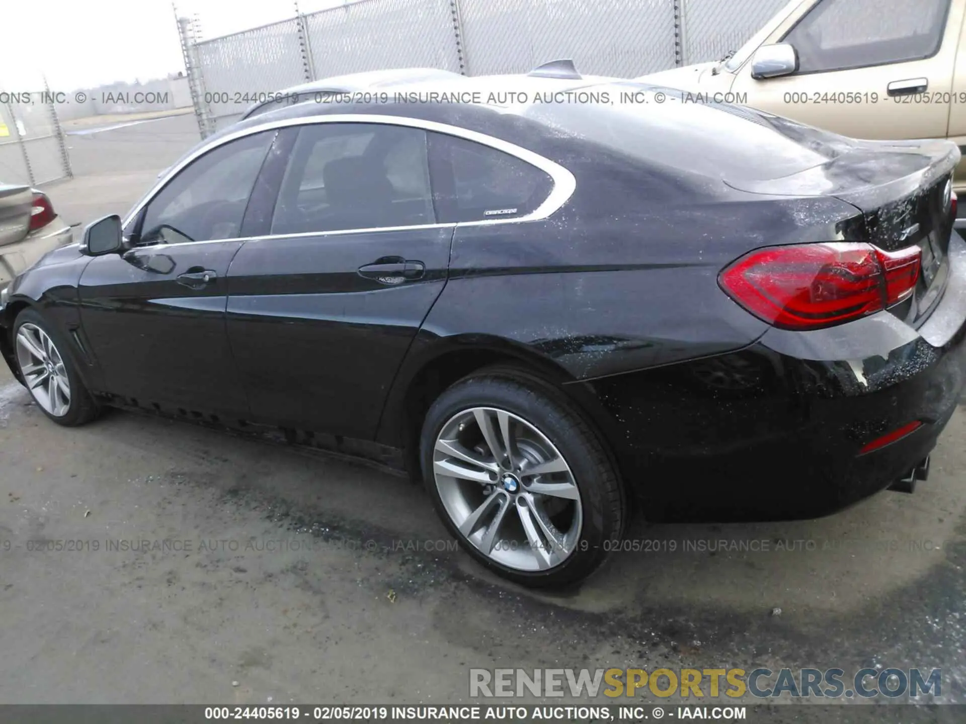 3 fotografías del automóvil dañado WBA4J3C5XKBL05372 BMW 430XI 2019